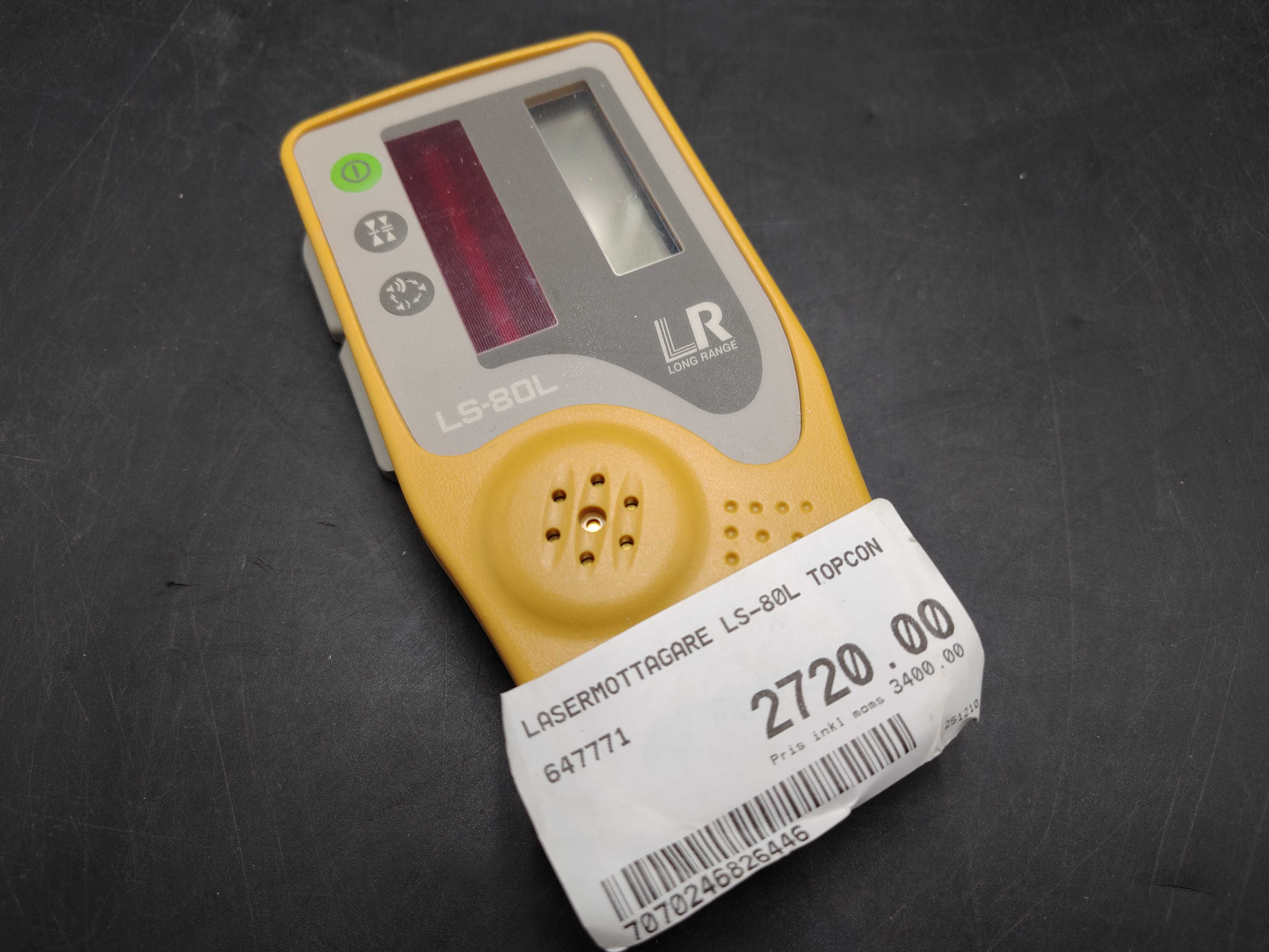Laser receiver - Topcon, LS-80L, high contrast display, waterproof - PS ...