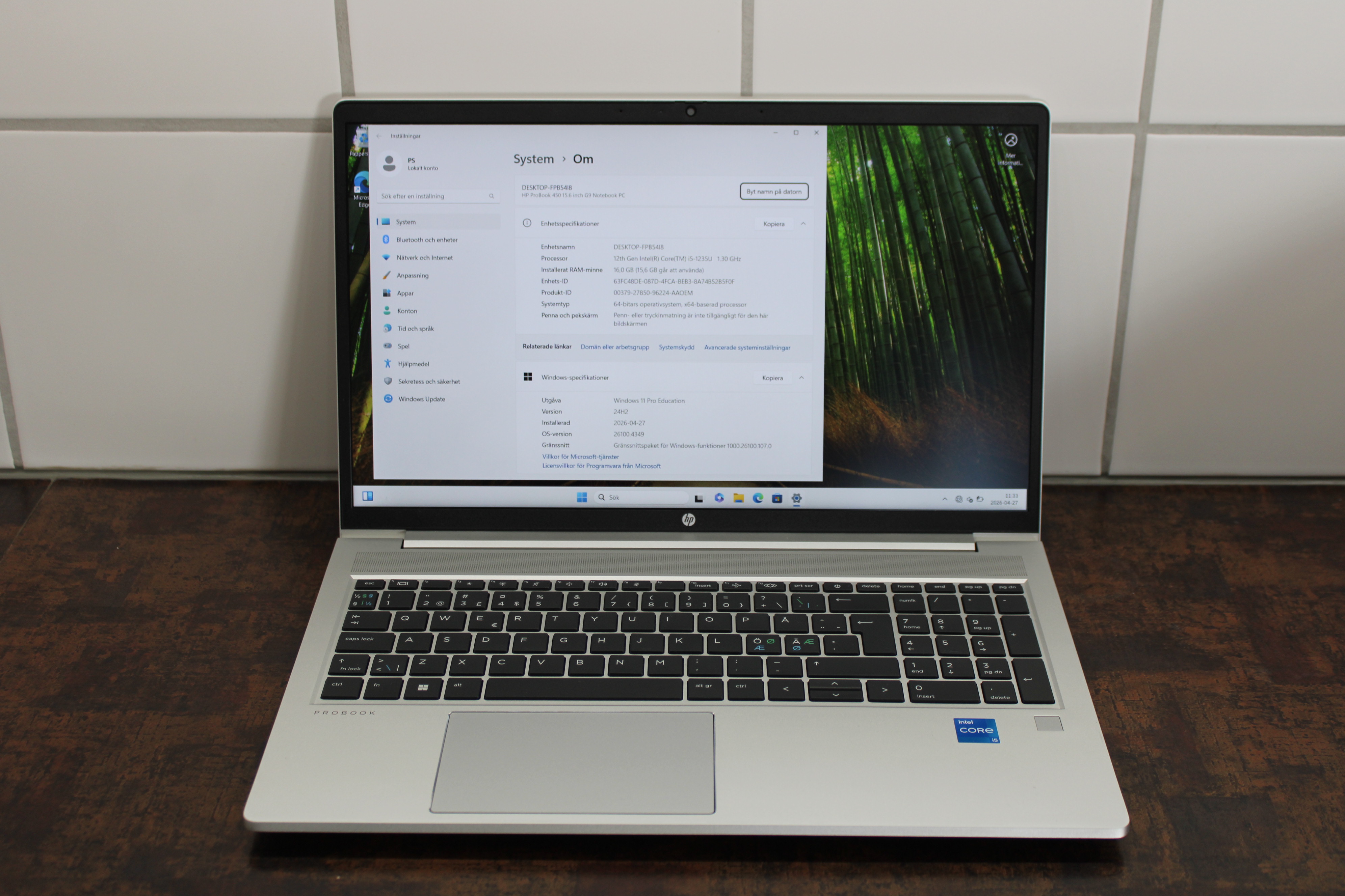 Laptop HP ProBook 450 G8 15.6
