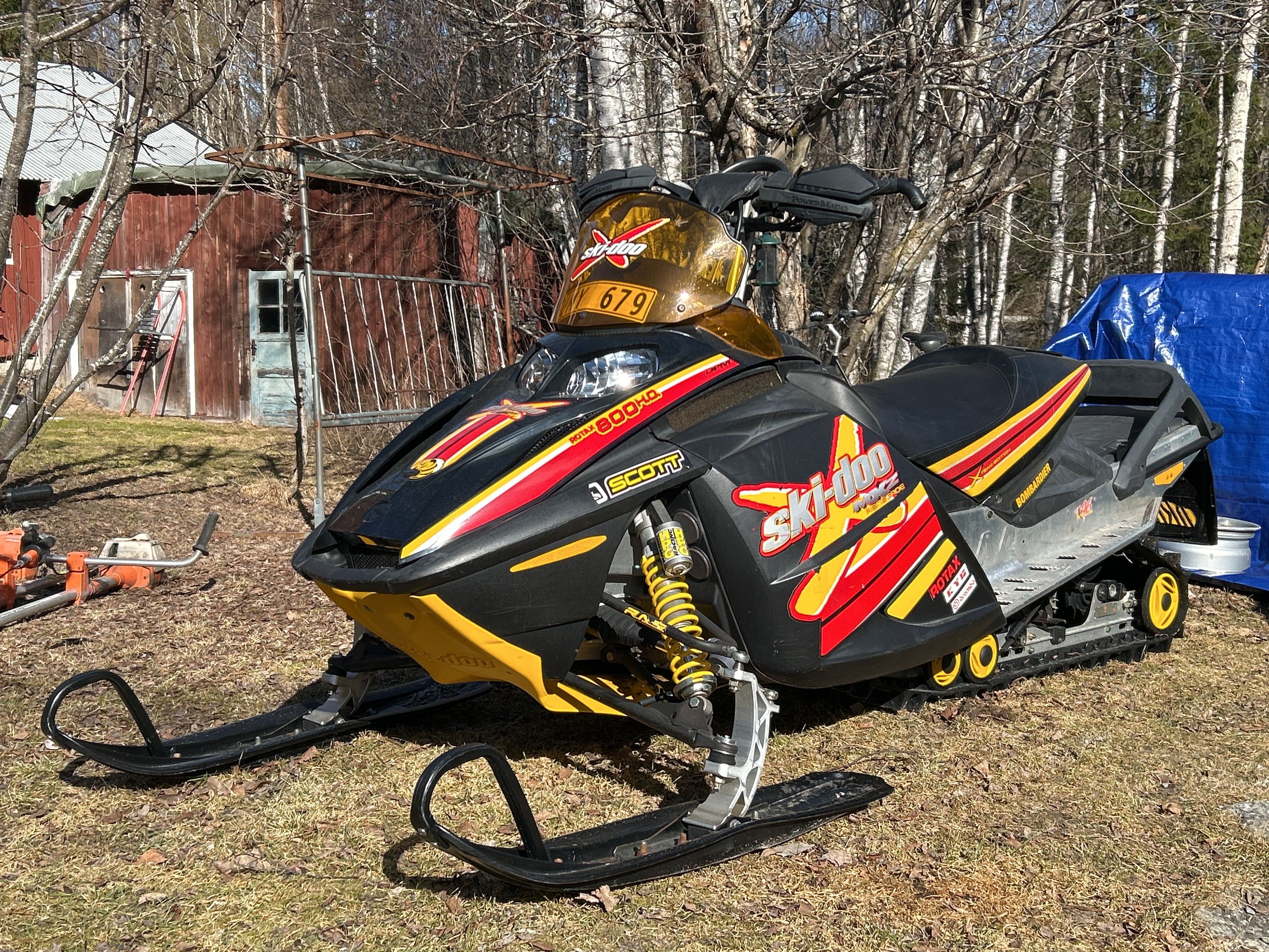 Snowmobile Ski-Doo MXZ Renegade 800 137hp -2004 - PS Auction - We