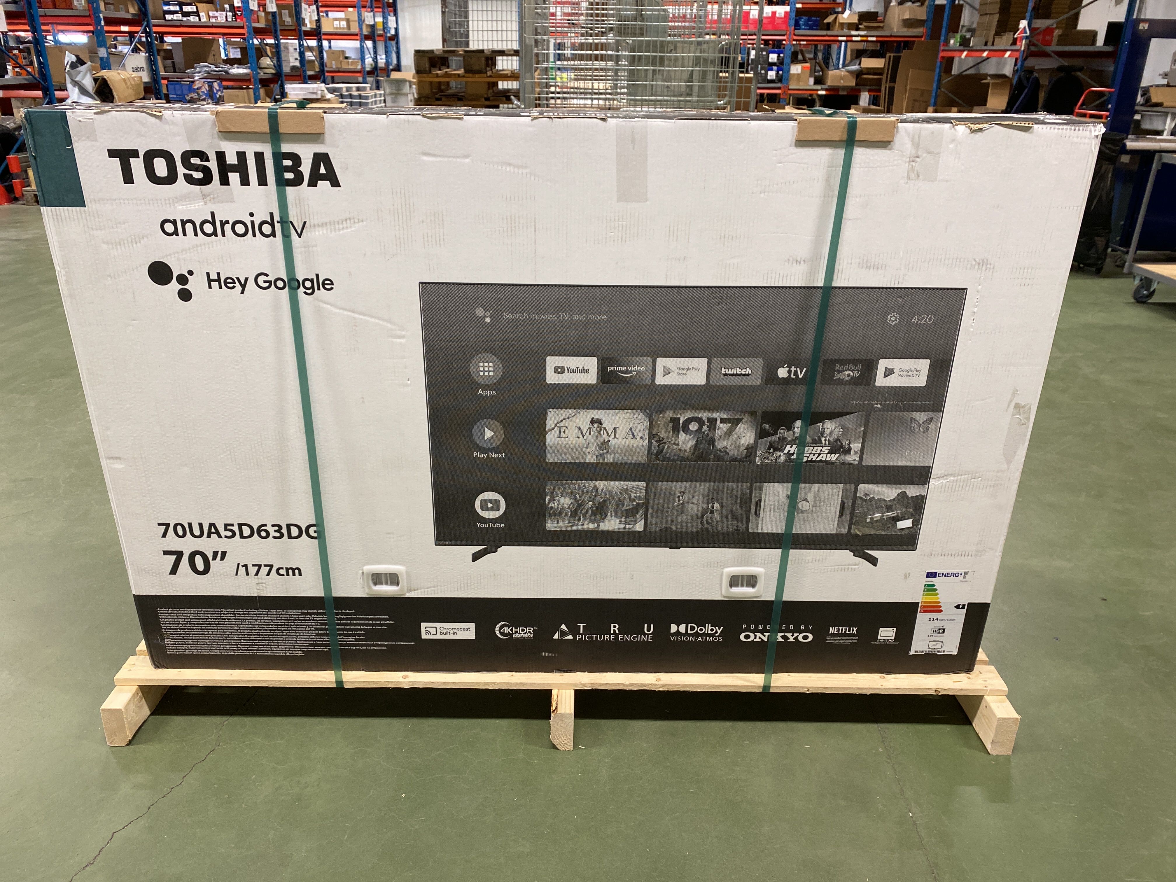 65" 4K LED TV med Android OS och inbyggd Chromecast Andersson