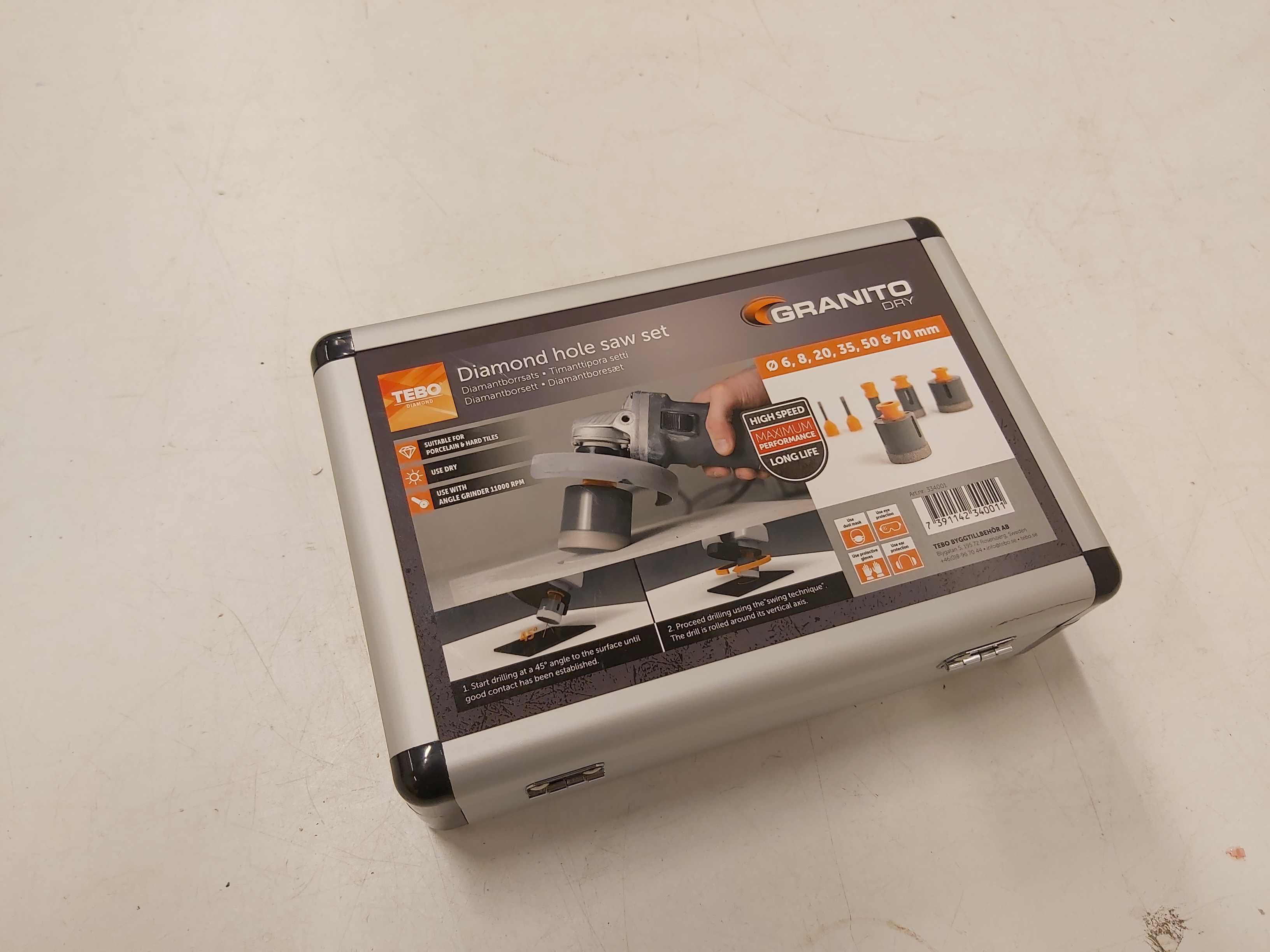 NEW Tebo diamond hole saw set - PS 