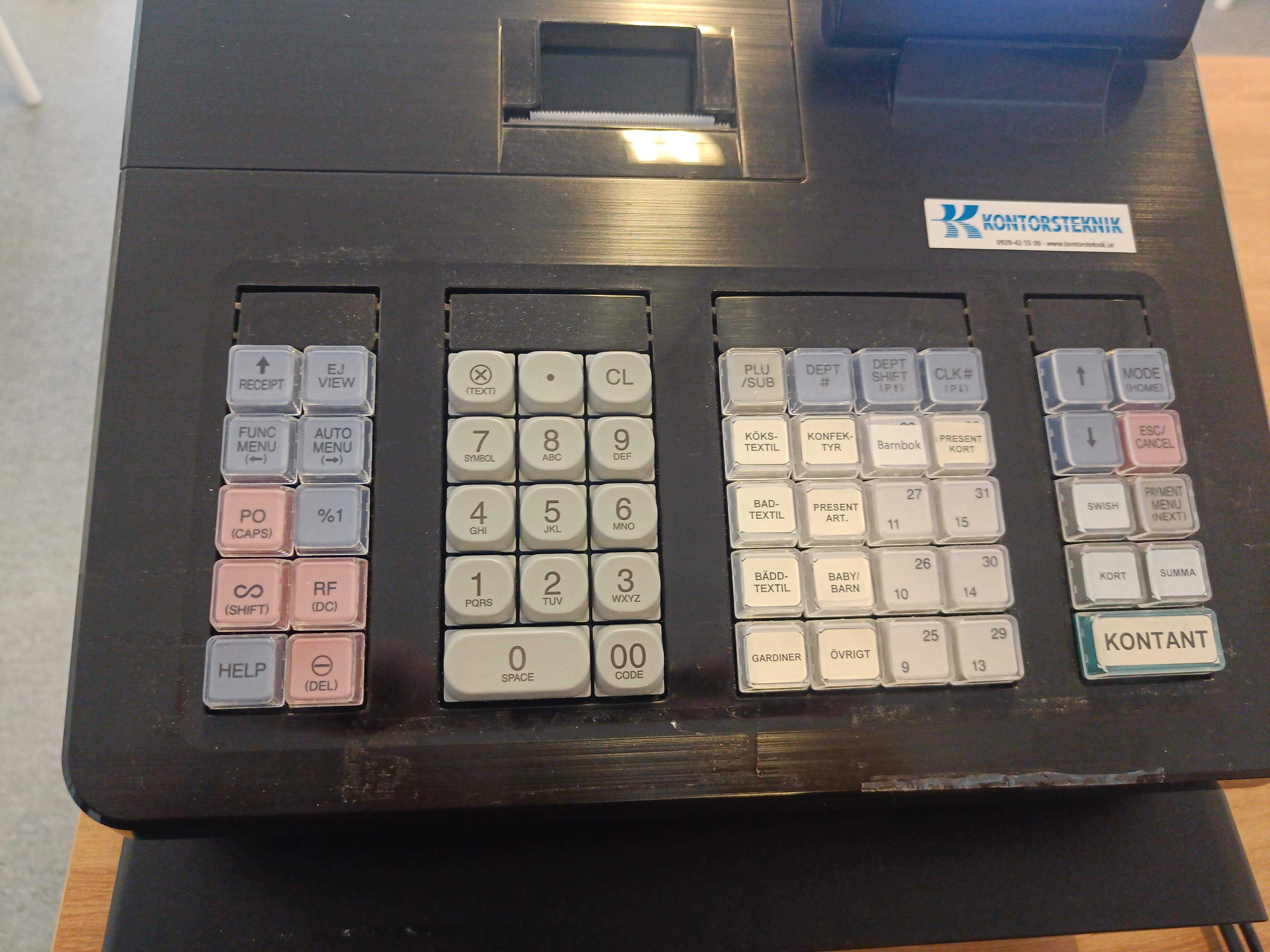 Cash register system Sharp XE-A207B - PS Auction - We value the
