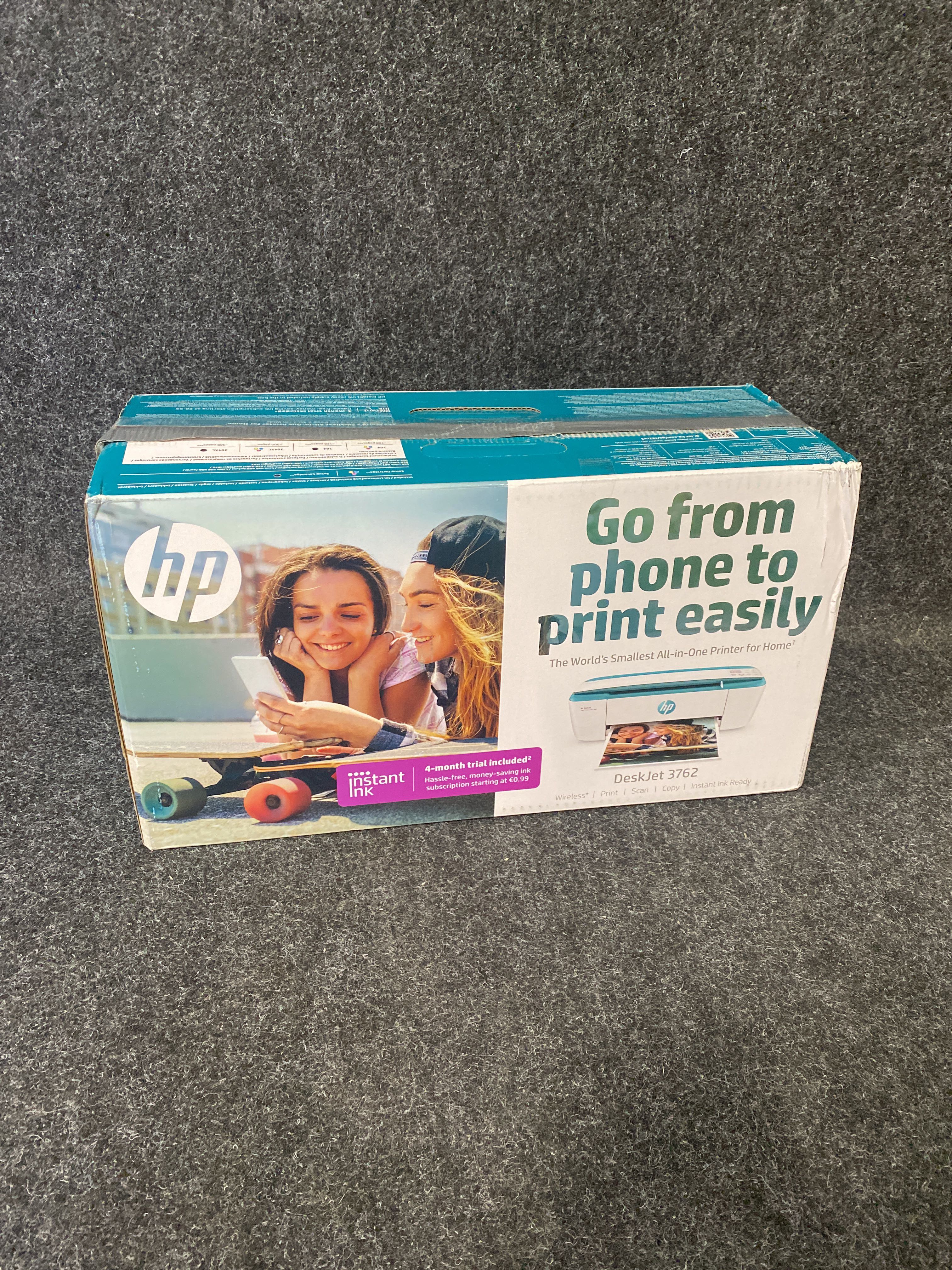 Inkjet printer HP DeskJet 3762 All-in-one Color Inkjet printer A4 HP ...