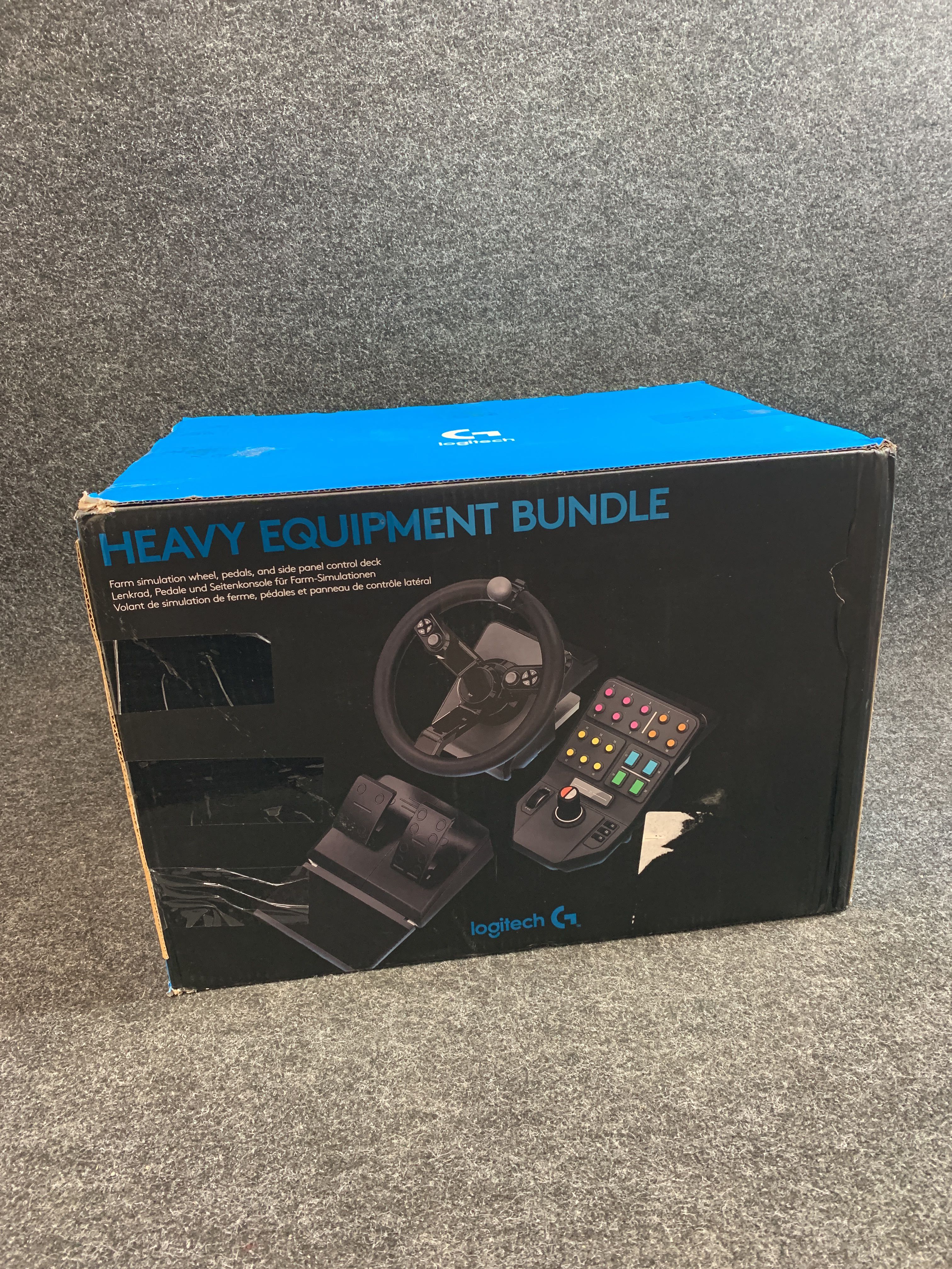 Ratt med pedaler och switchboard till simulator-spel Logitech Saitek ...