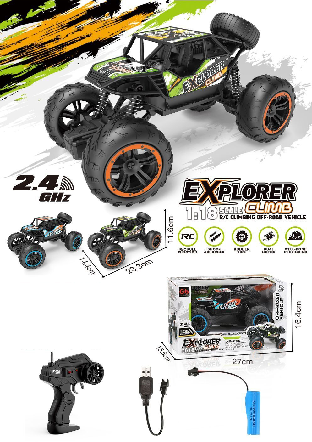 スナップオン OFF ROAD VEHICLE RADIO CONTROL スナップオン OFF ROAD VEHICLE RADIO CONTROL 2024 1: 10 Full