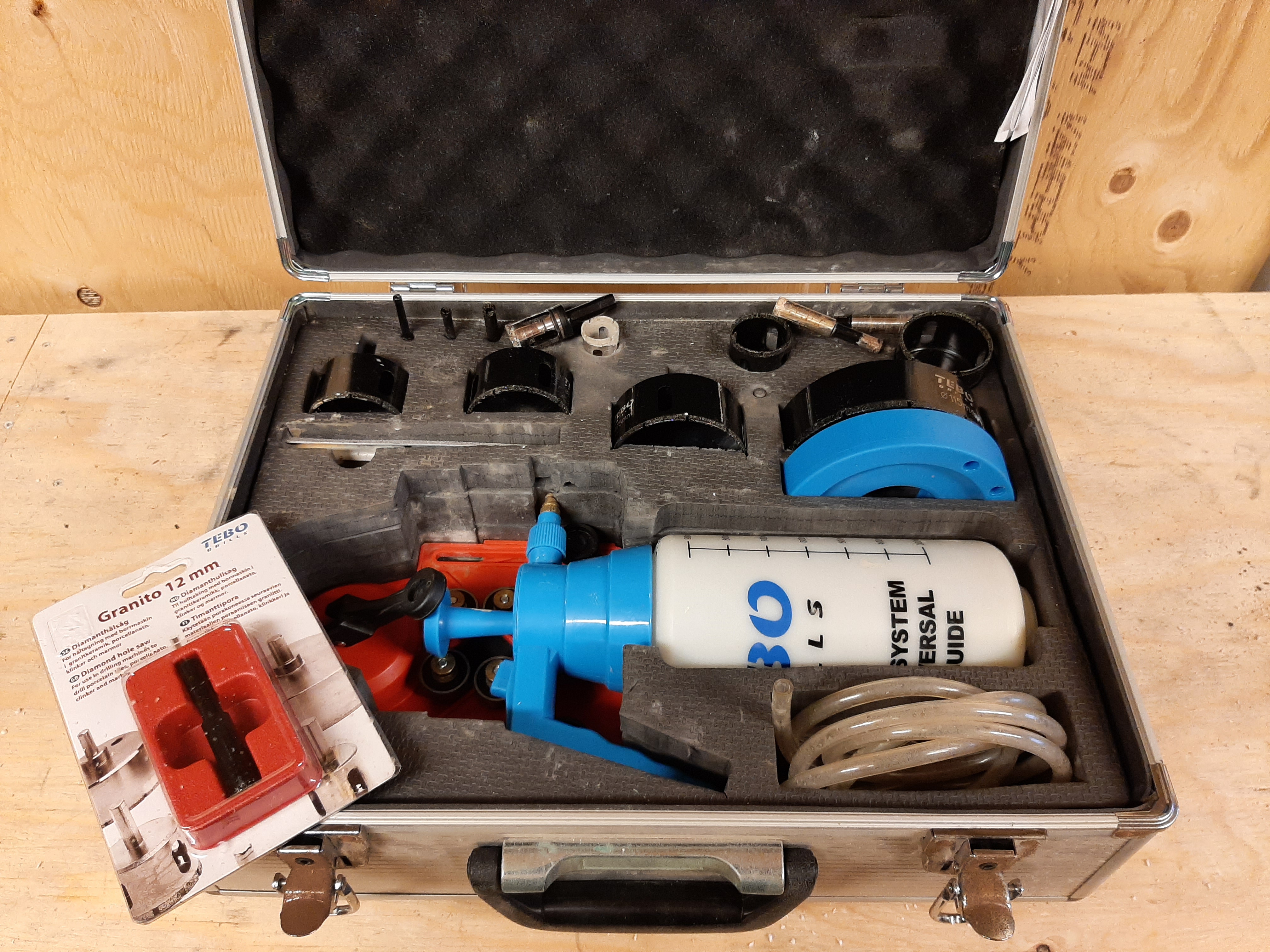 Diamond hole saw set - Tebo, Granito XL 