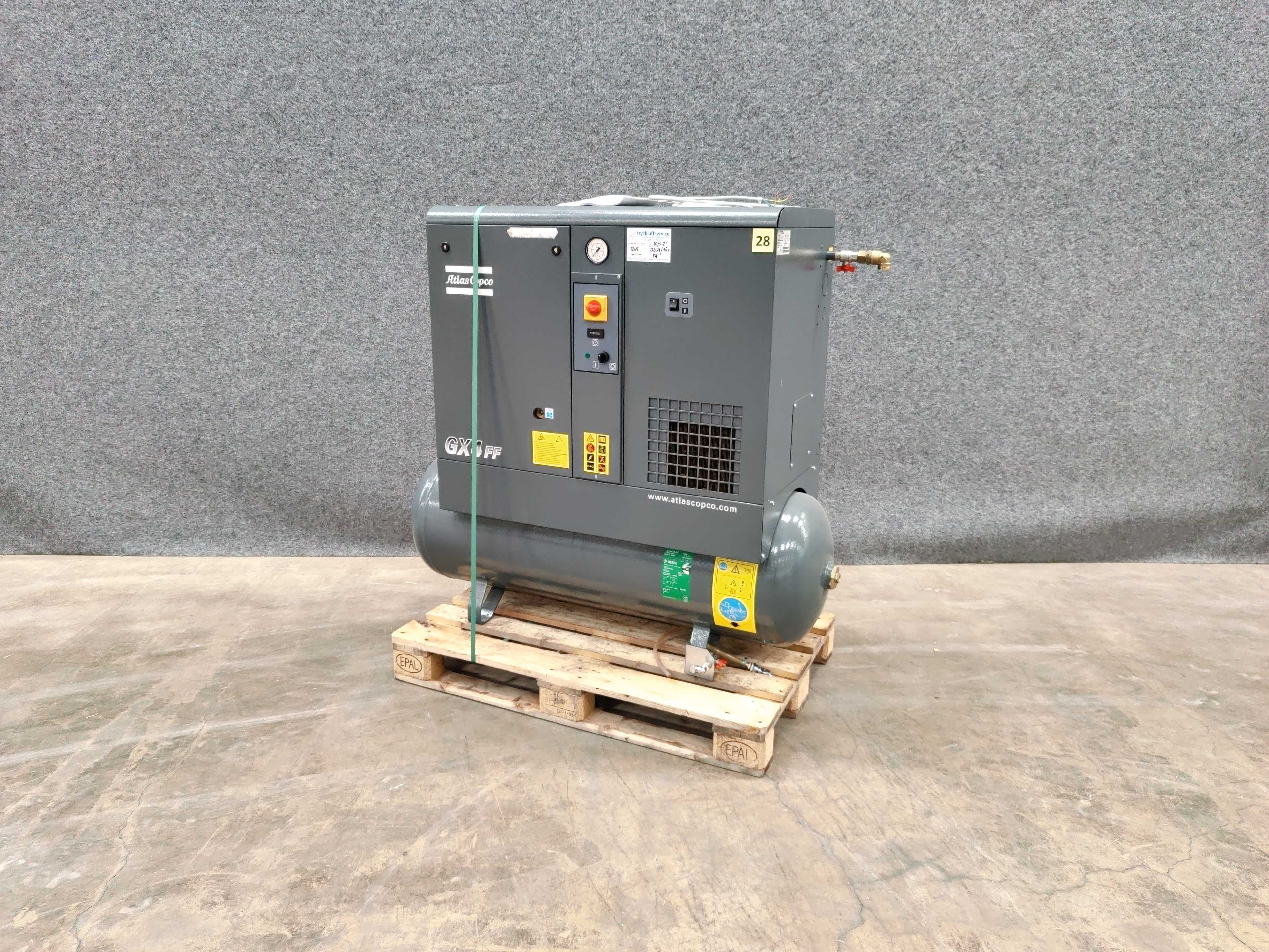 Screw compressor Atlas Copco GX4FF EP - PS Auction - We value the