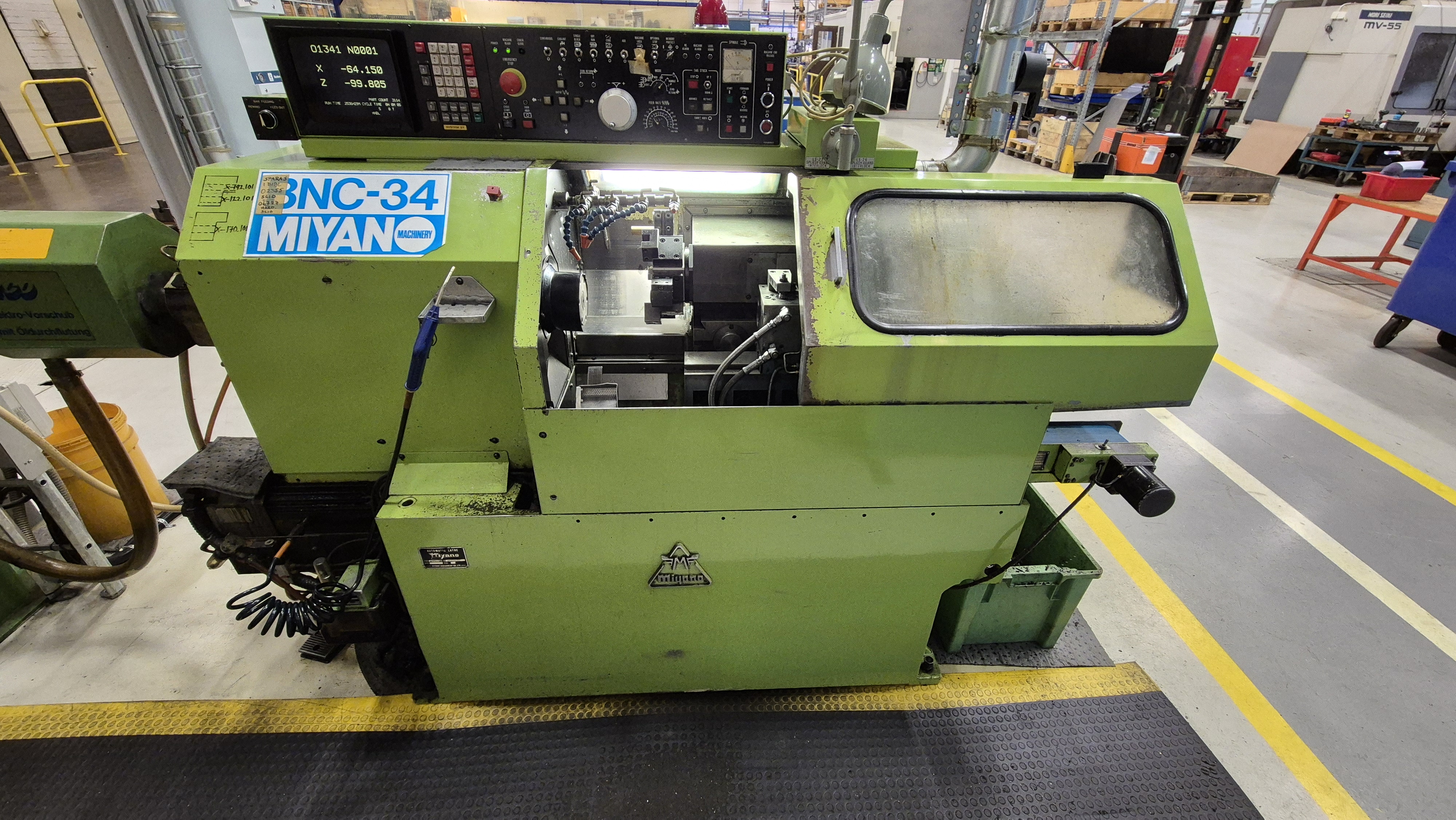 Miyano BNC 34 CNC lathe with accessories - PS Auction - We value