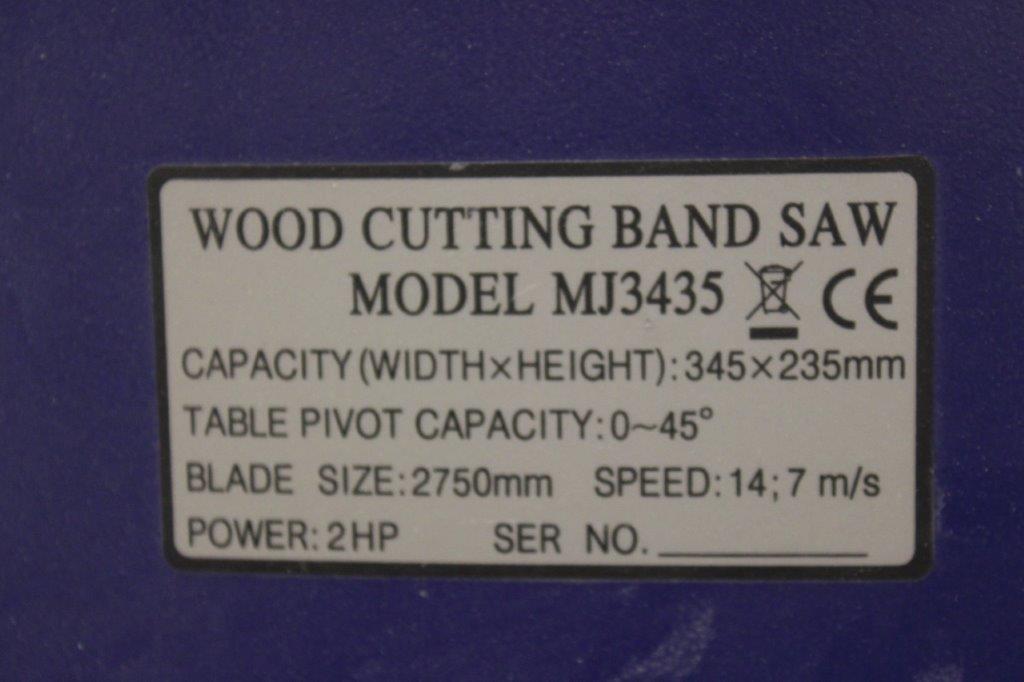 Band saw MJ3435 - PS Auction - We value 