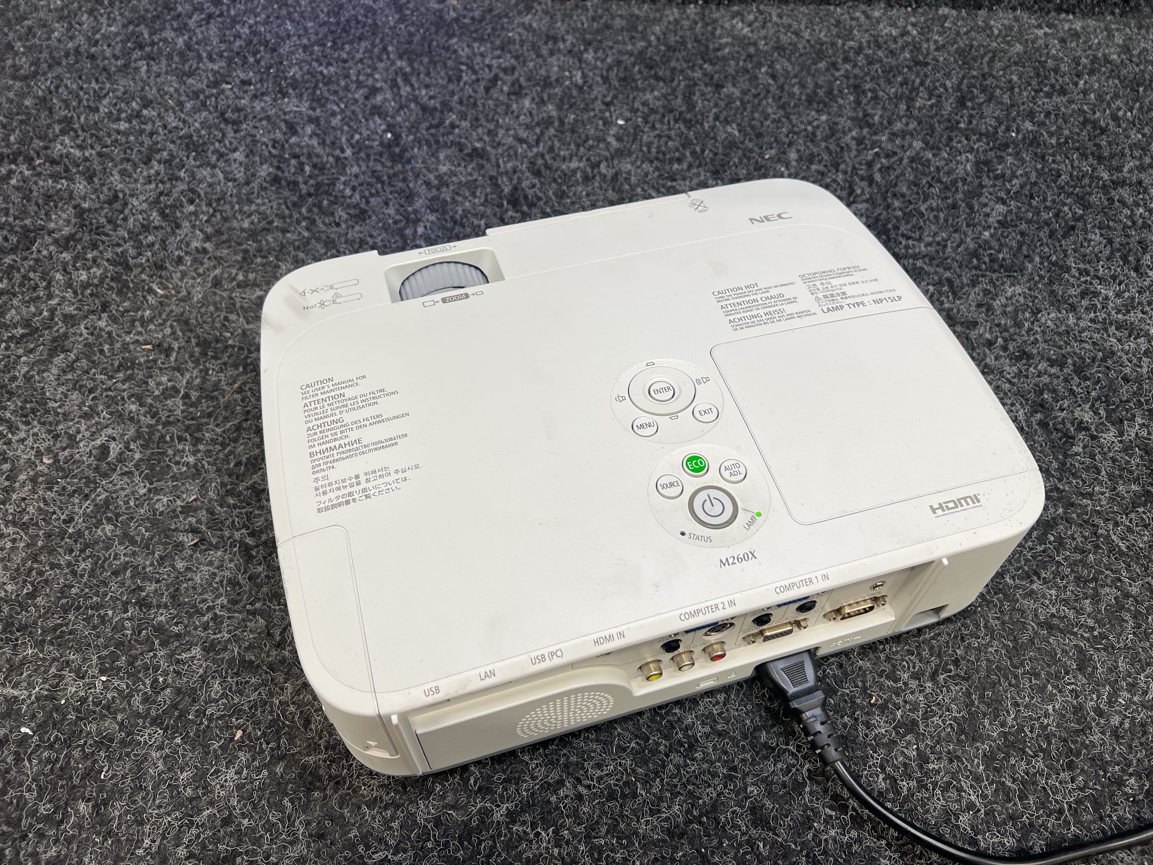 Projector NEC NP-M260X - PS Auction - We value the future