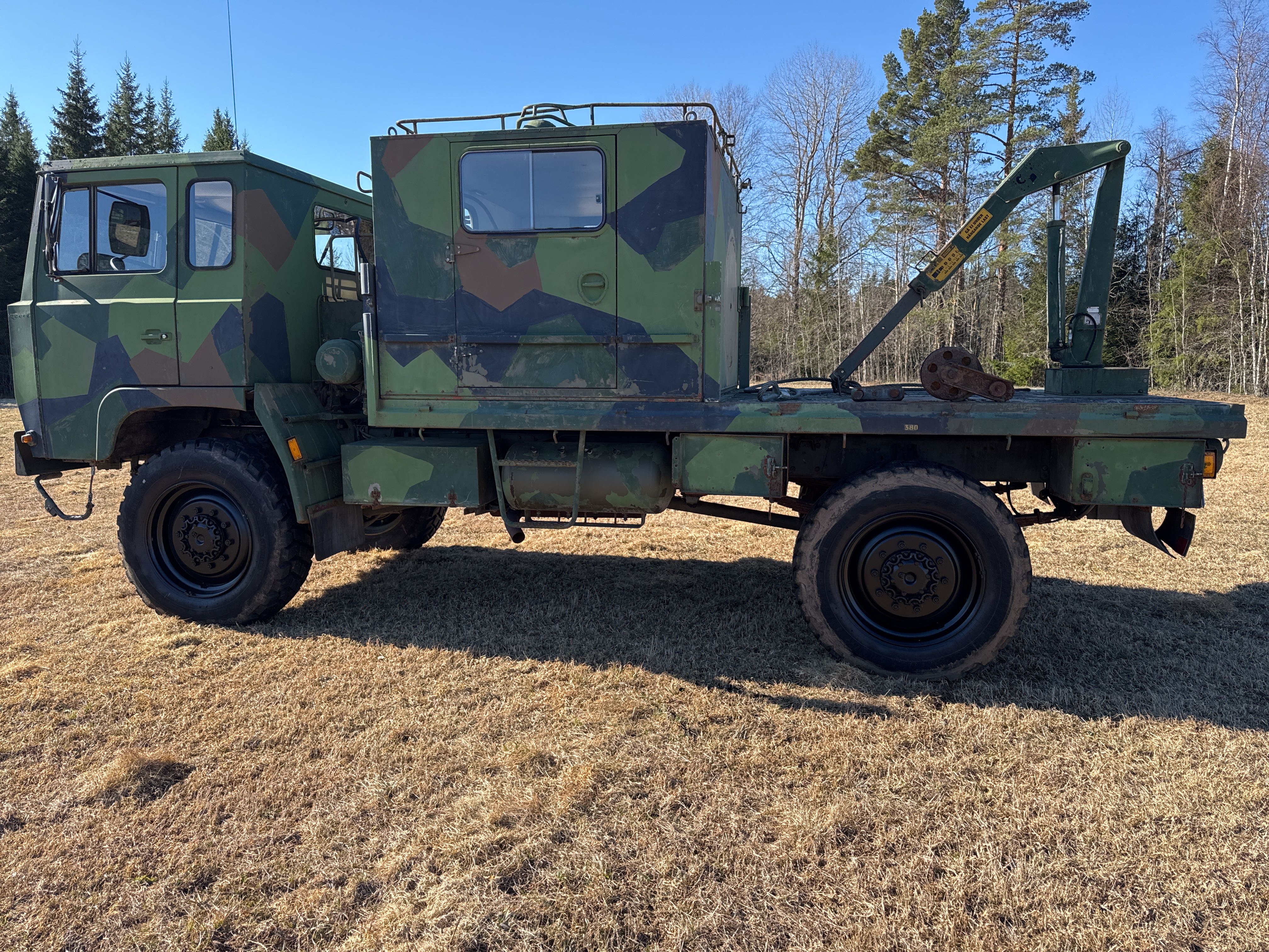 SCANIA SBA 111A 134 crane & winch TGB30 - PS Auction - We value the ...