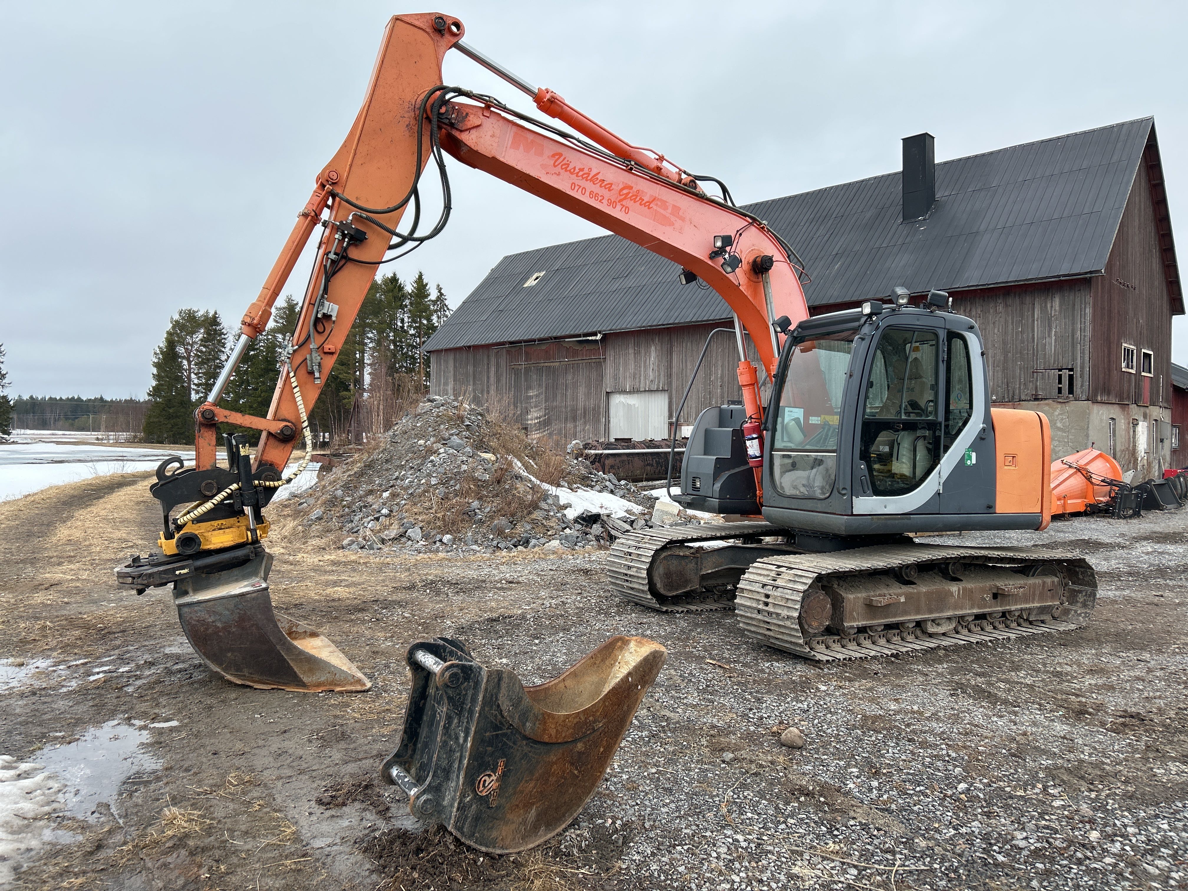 Crawler excavator Fiat Kobelco E135 -2004 (7153 hours) - PS