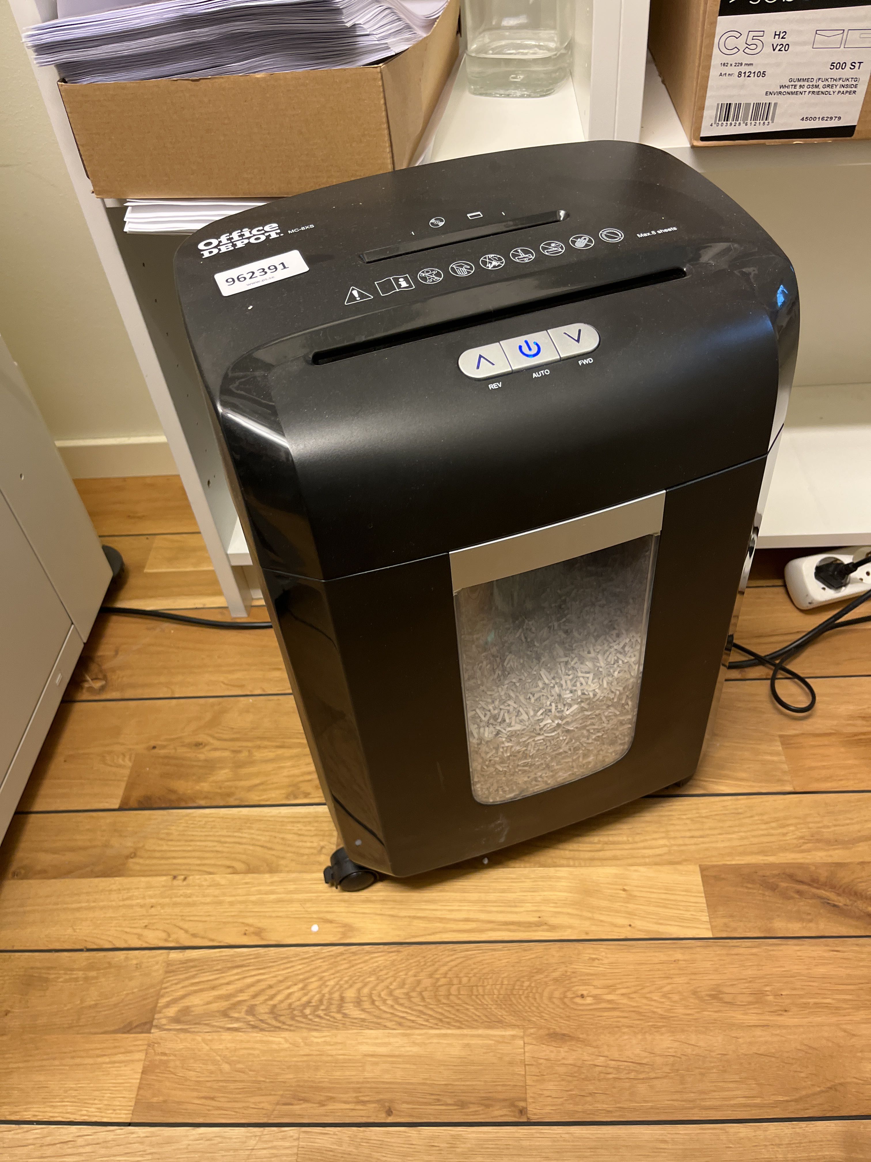Document Shredder Office Depot PS Auction We value the future Largest in net auctions