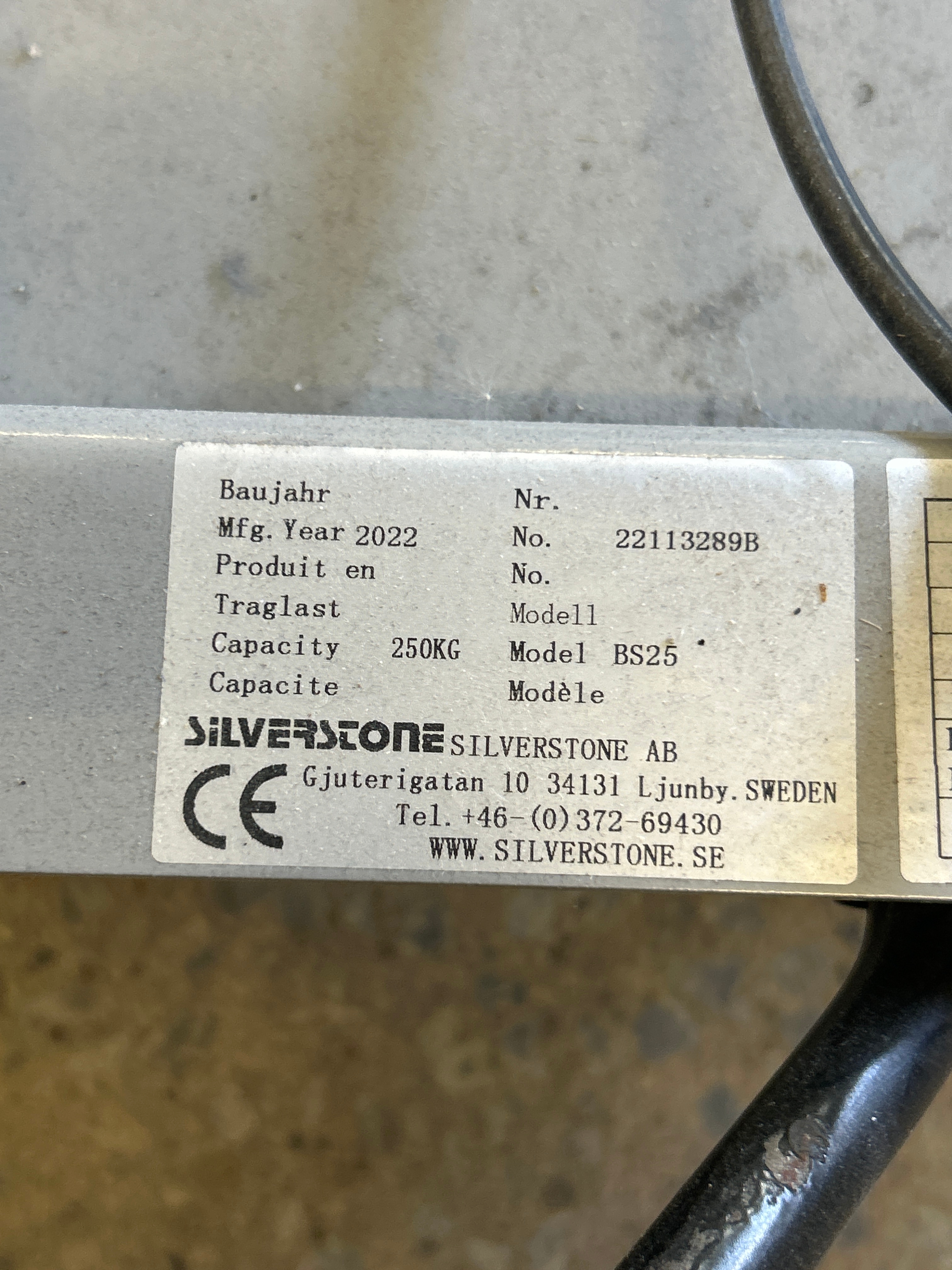 Lyftbord - Silverstone BS25 -2022 - Auktioner online - Nätauktioner ...