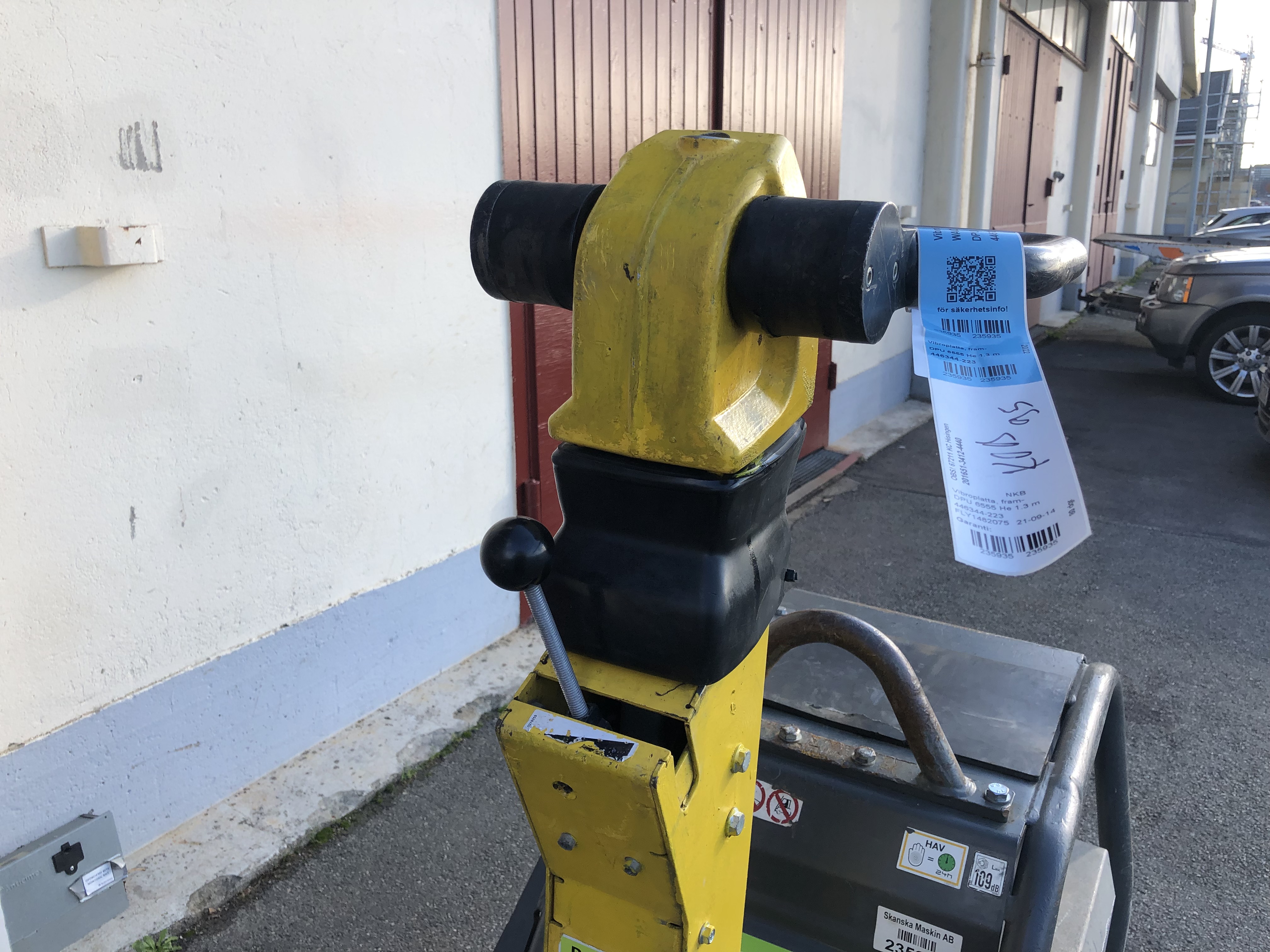 Vibroplate Wacker DPU 6555 He - PS Auction - We value the future