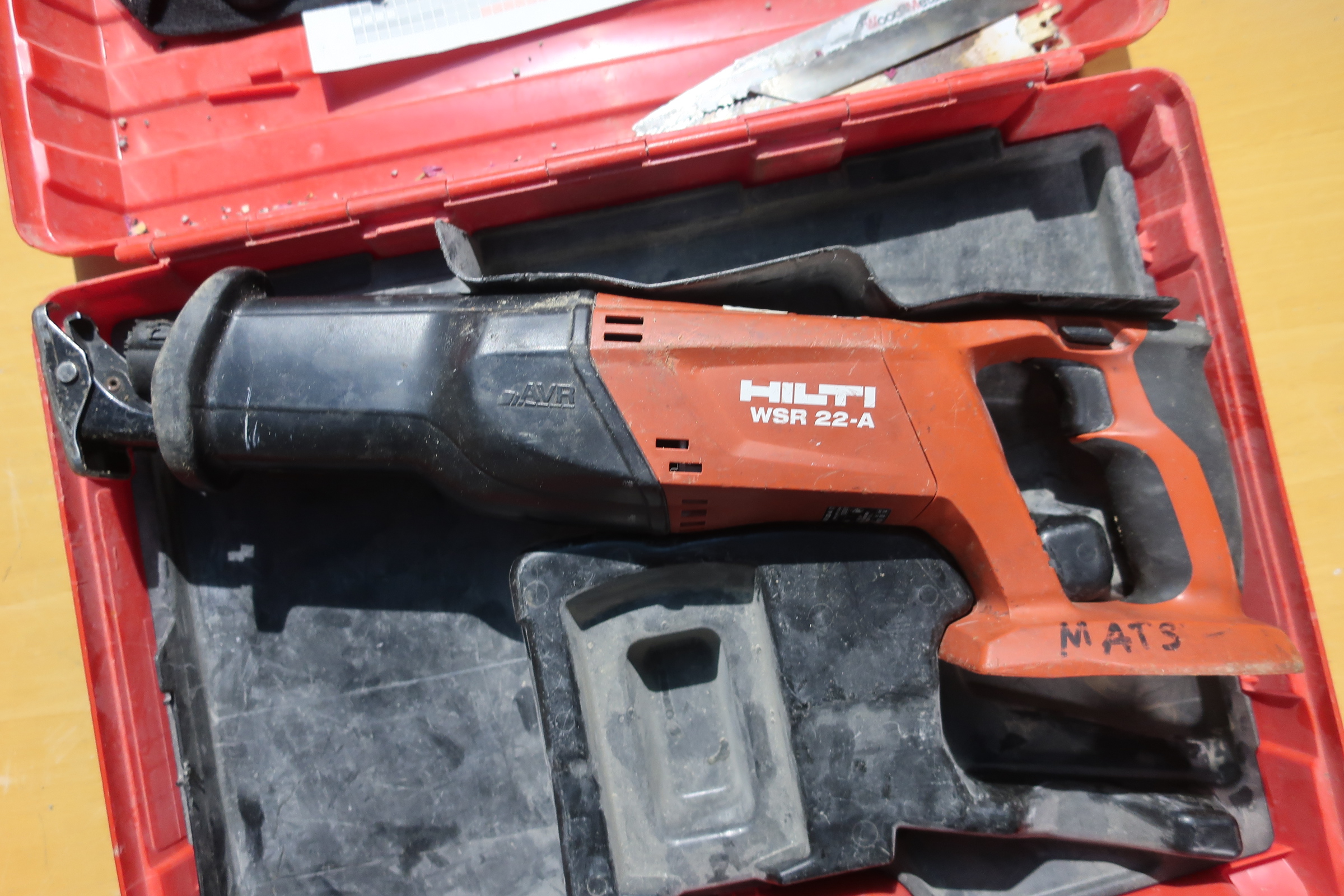 Tiger saw Hilti WSR 22A PS Auction We value the future Largest