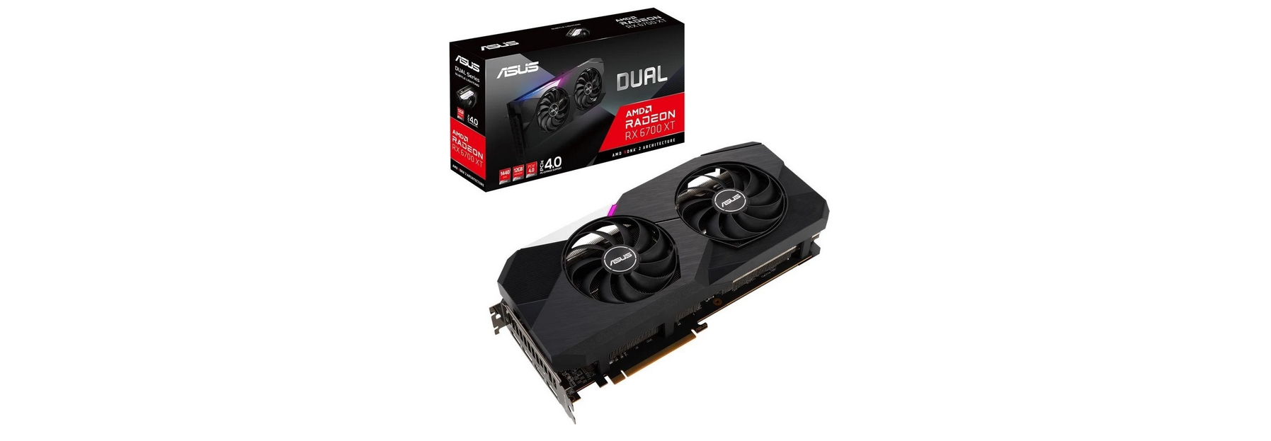 ASUS Dual Radeon RX 6700 XT 搭載ビデオカード OC edition 12GB GDDR6