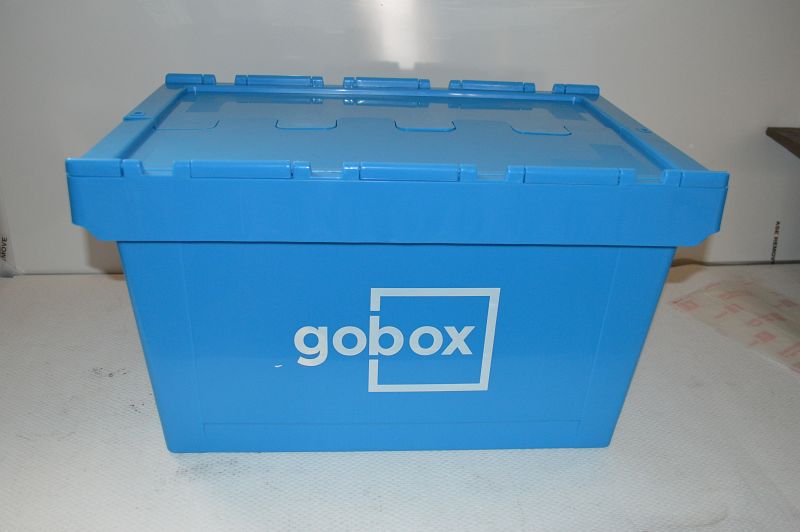 Go Box Dimensions 21 heavy duty stackable plastic boxes, Go-Box - PS Auction - We value ...