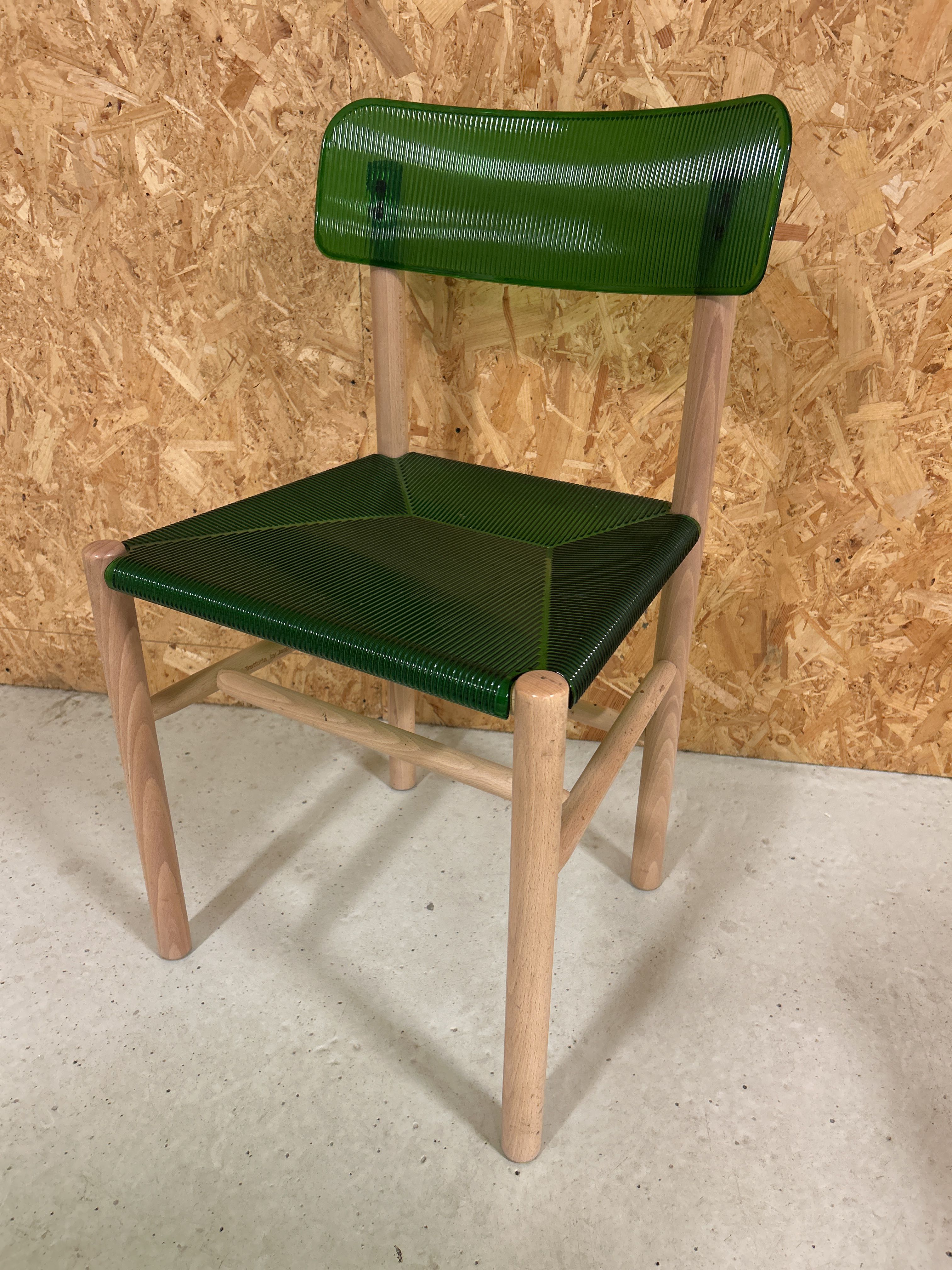 Design chairs 4 pcs - Magis Trattoria Sedia (Jasper Morrison) - PS
