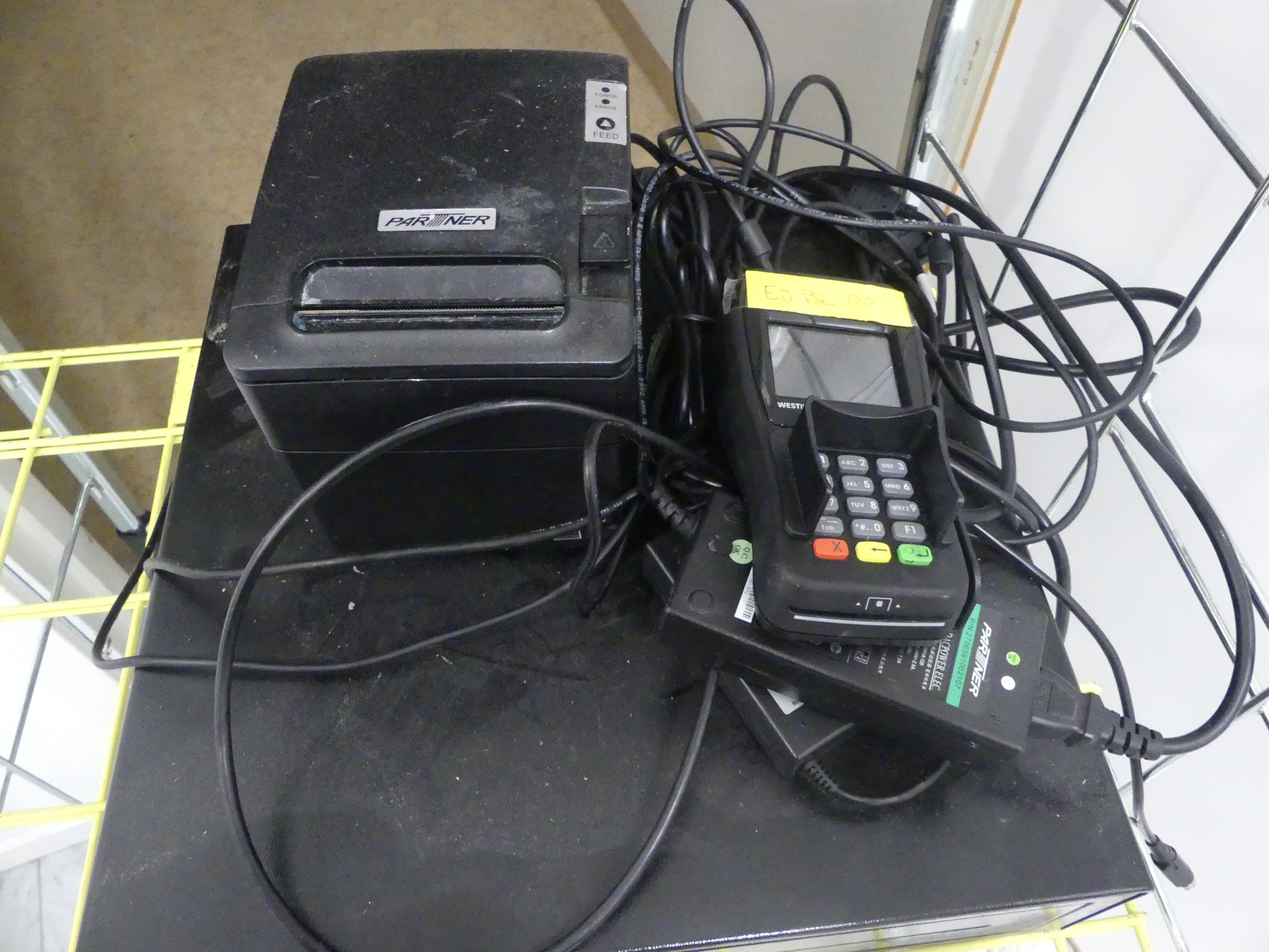 Cash register with receipt printer and bab terminal - PS Auction - We ...