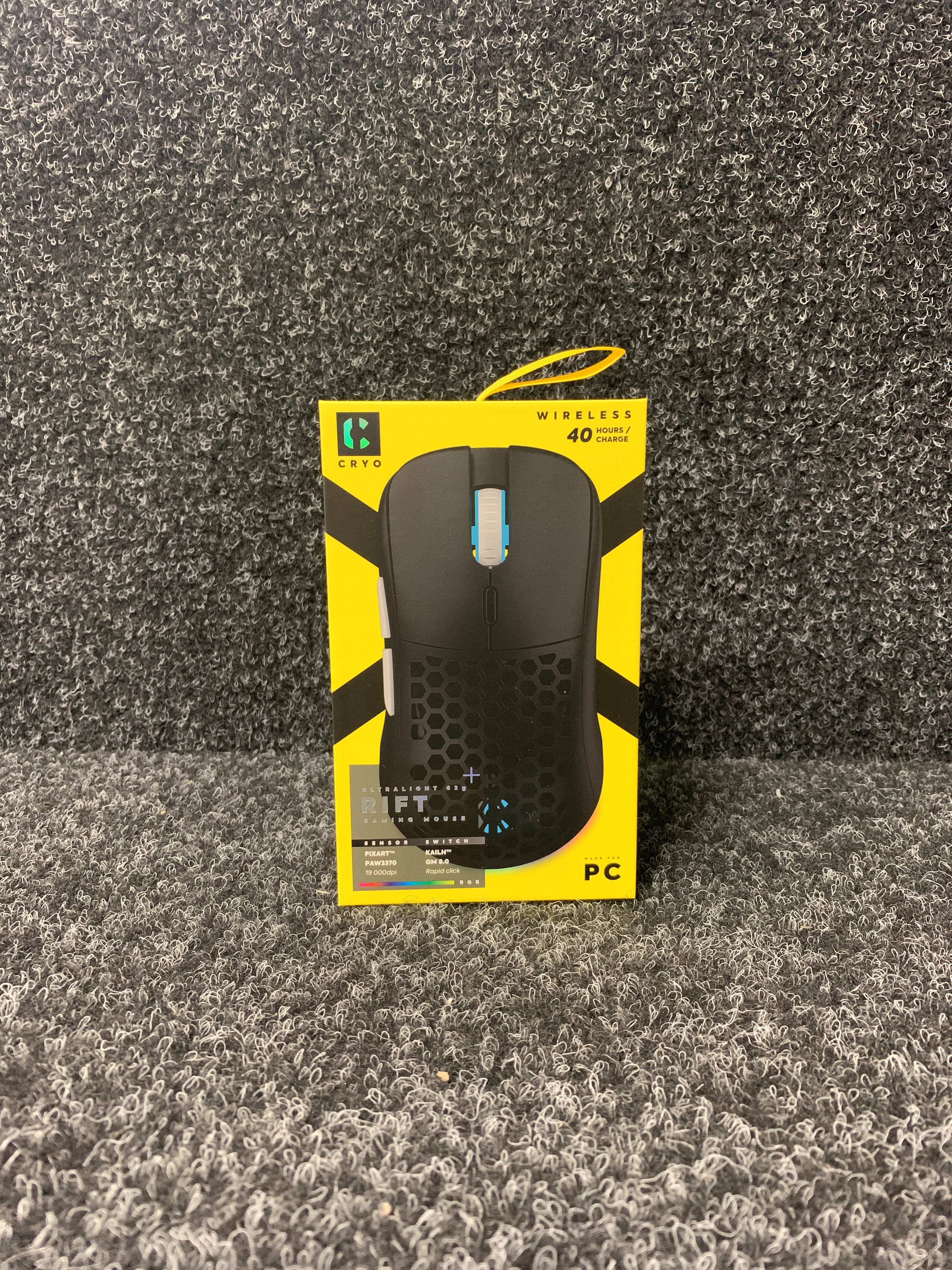 Wireless gaming mouse Cryo Rift RGB (black) - PS Auction - We value the ...