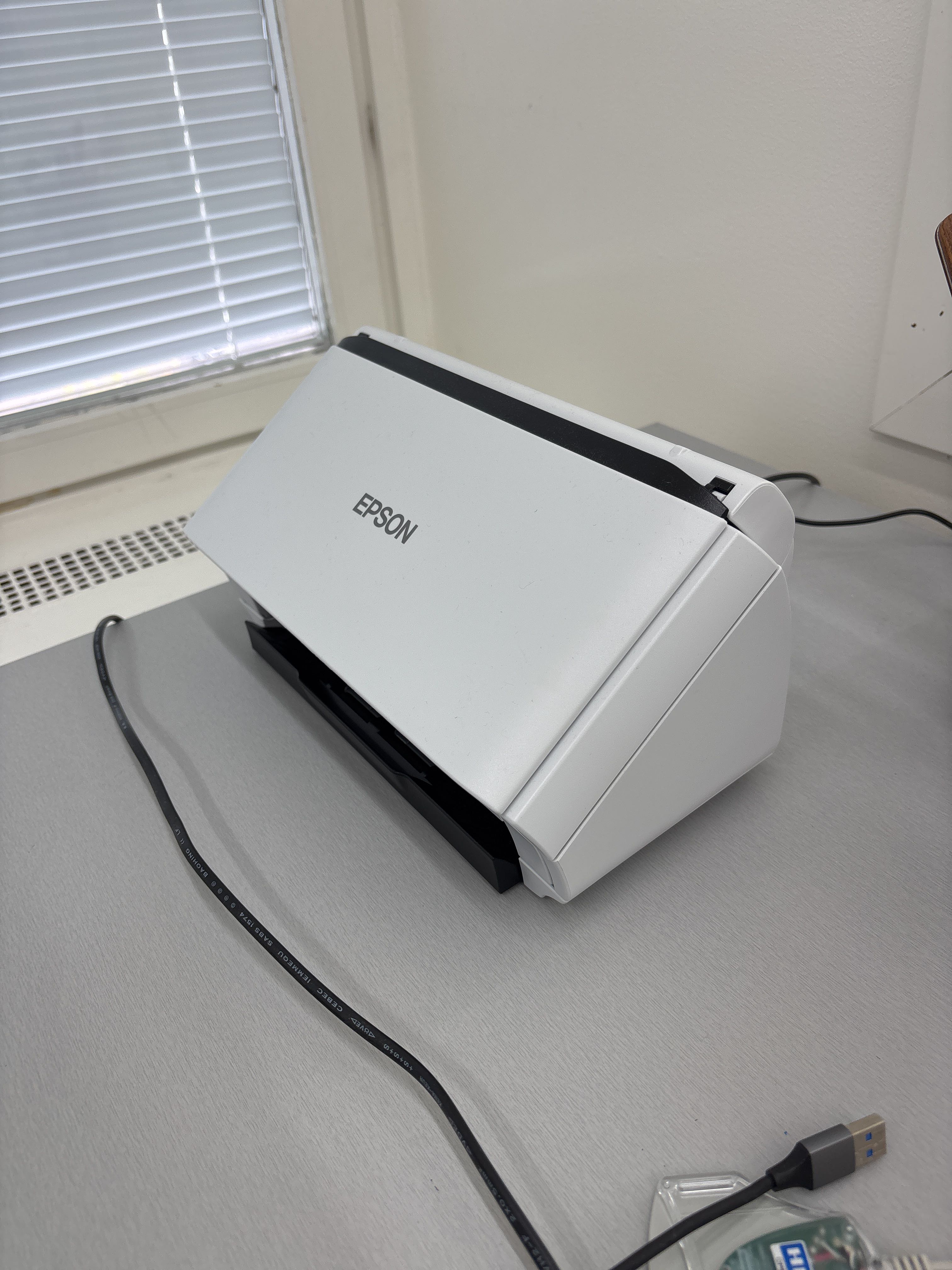 Work table/bench, stool and scanner Epson - PS Auction - We value the ...