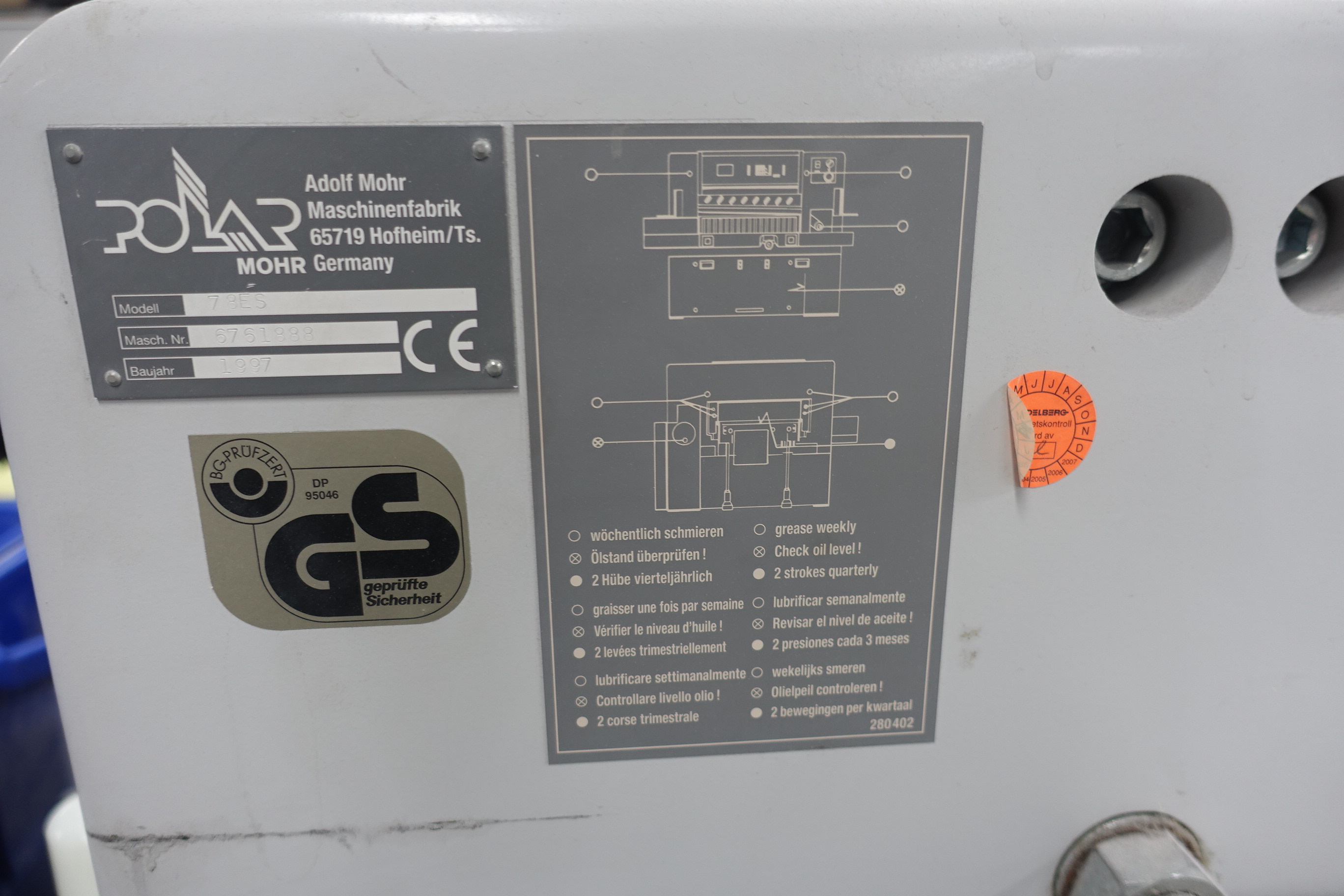 Polar 78 cutting machine - PS Auction - We value the future