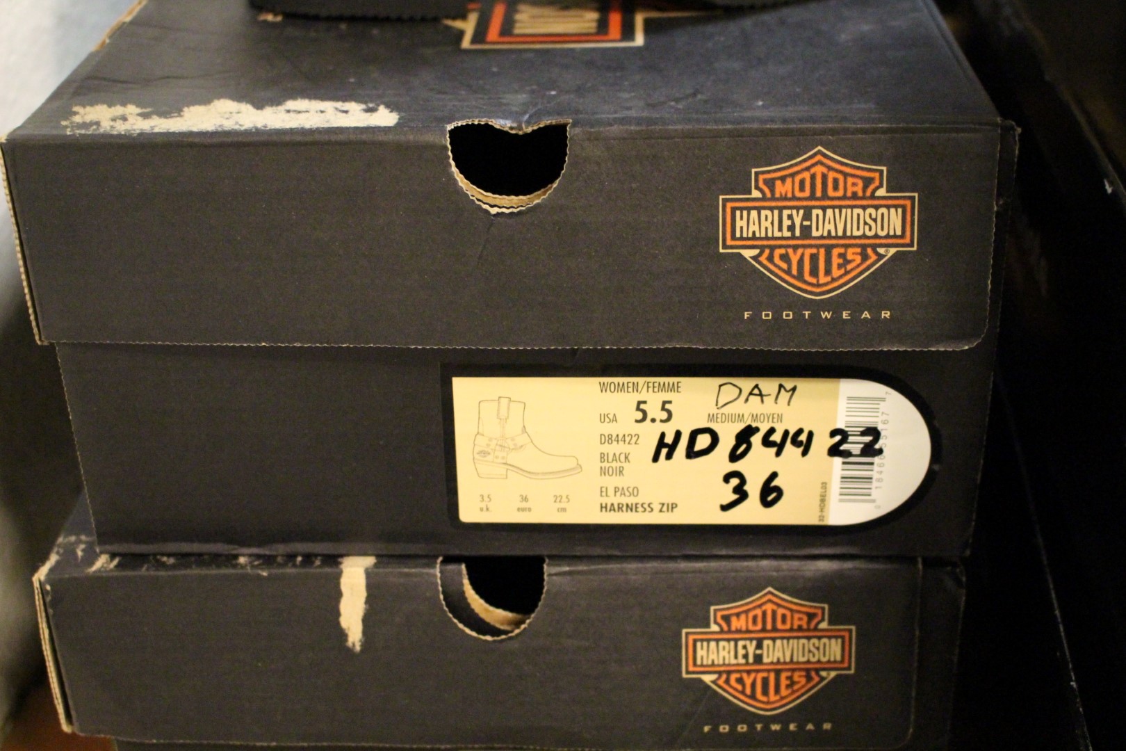 Parti MC stövlar MC skor Harley Davidson, 56 par Parti MC stövlar MC skor Harley Davidson, 56 par