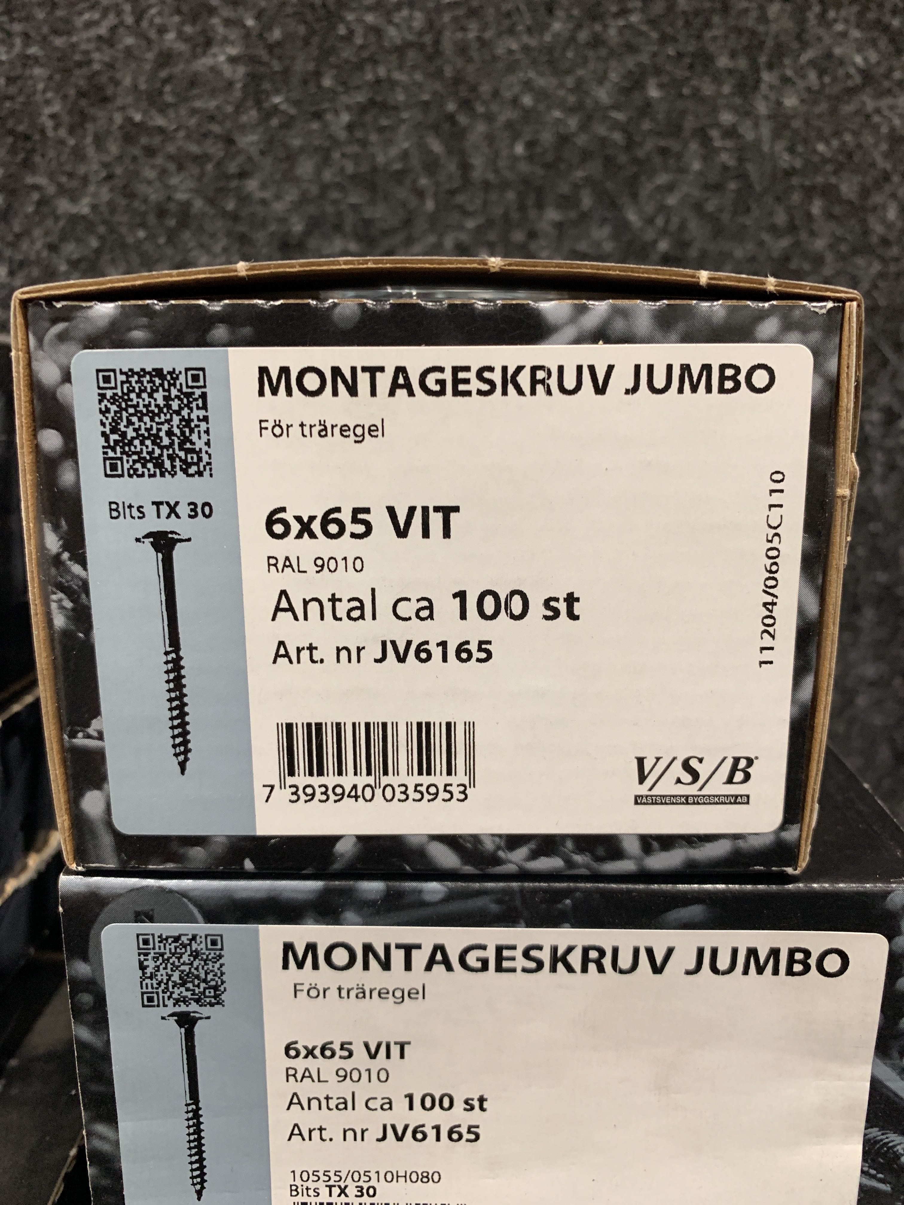 18 st Förpackningar skruv, VSB - Auktioner online - Nätauktioner ...