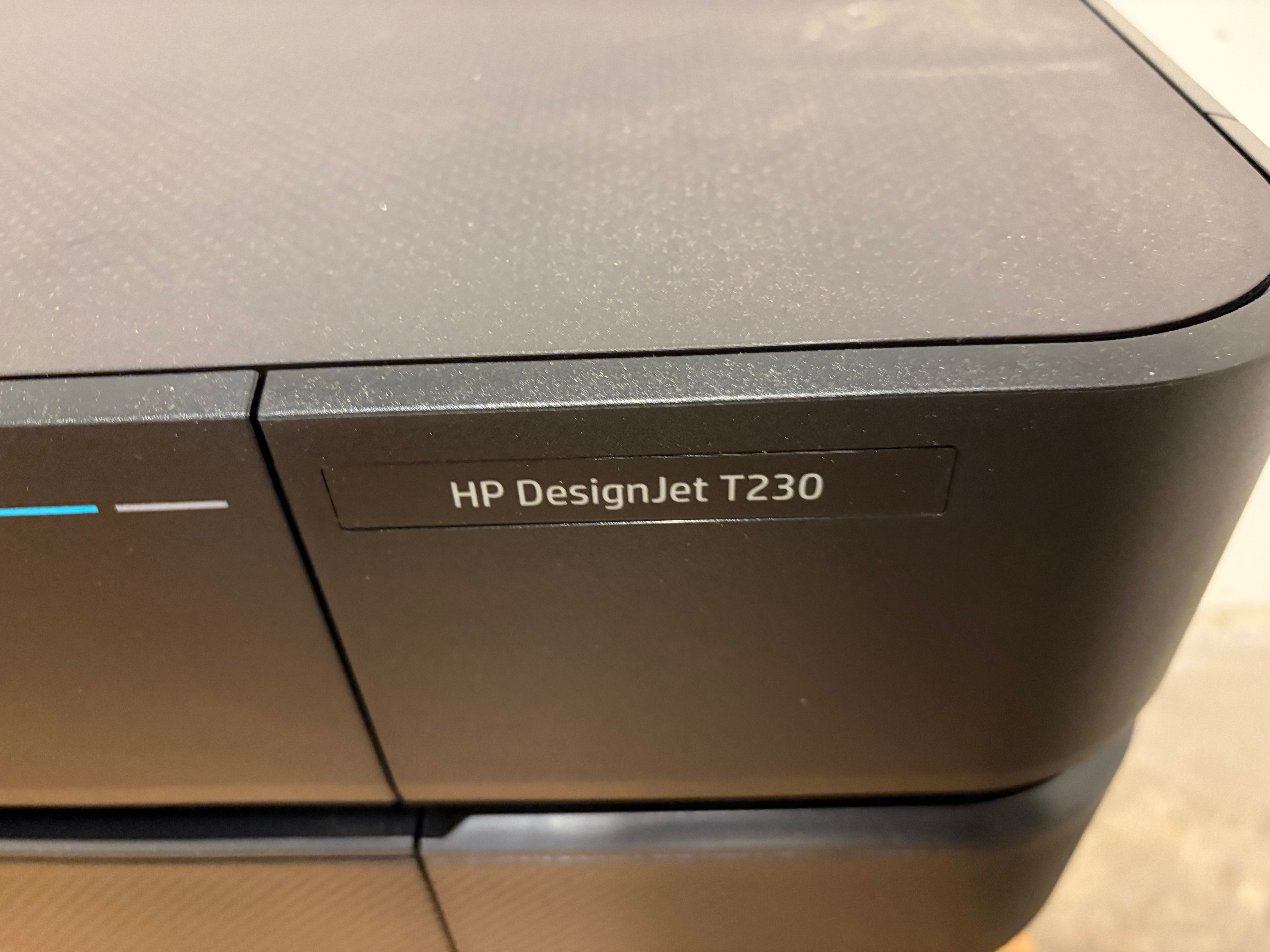 Large format printer HP DesignJet T230 - PS Auction - We value the ...