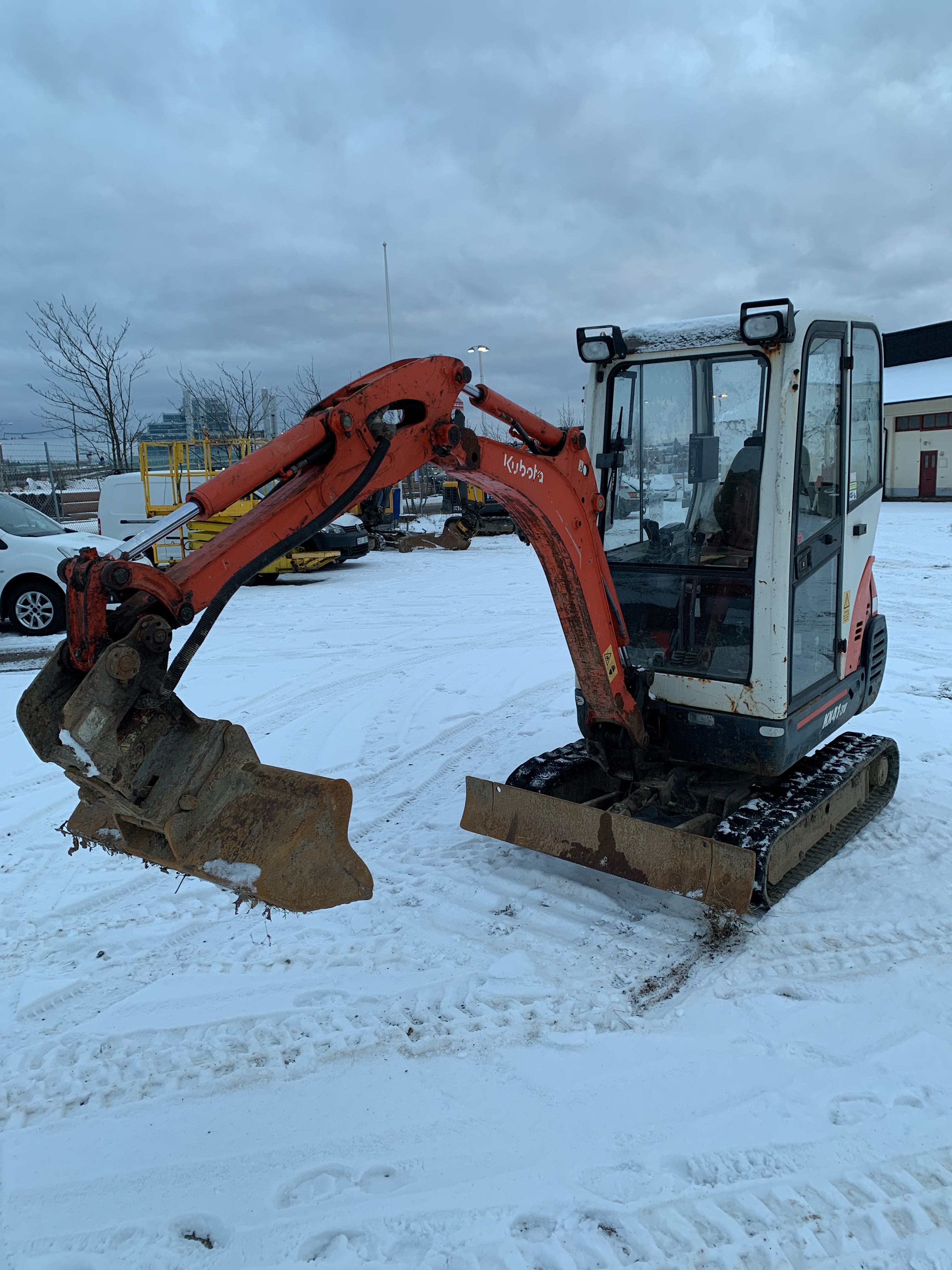 Crawler excavator Kubota KX413V 2010 (2244h) with bucket PS Auction