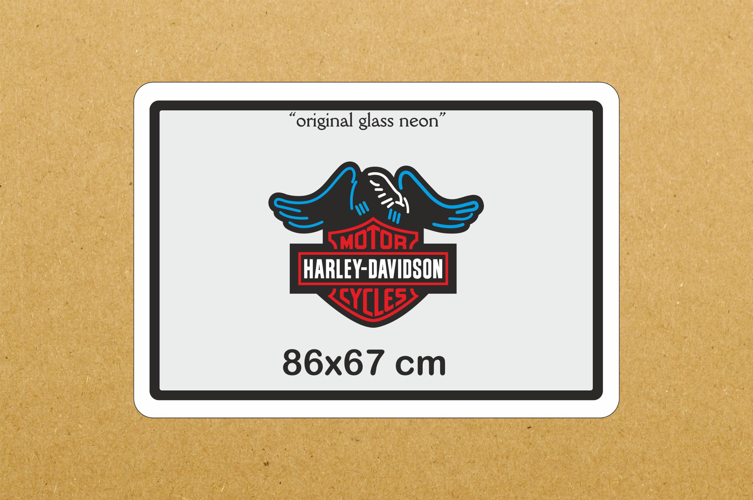 New Harley Davidson neon sign - PS Auction - We value the
