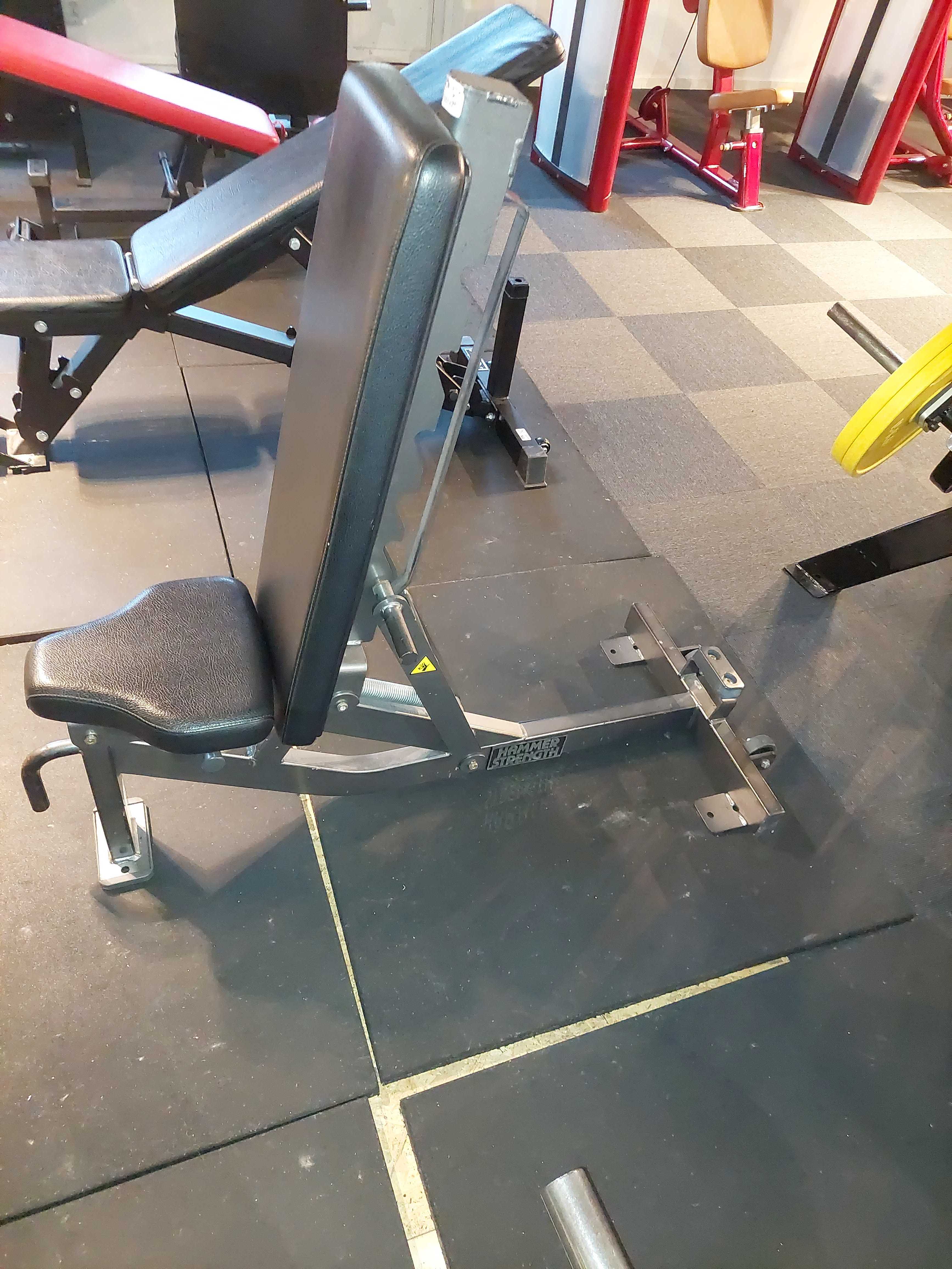 weight training bench adjustable Hammer strictly PS Auction We
