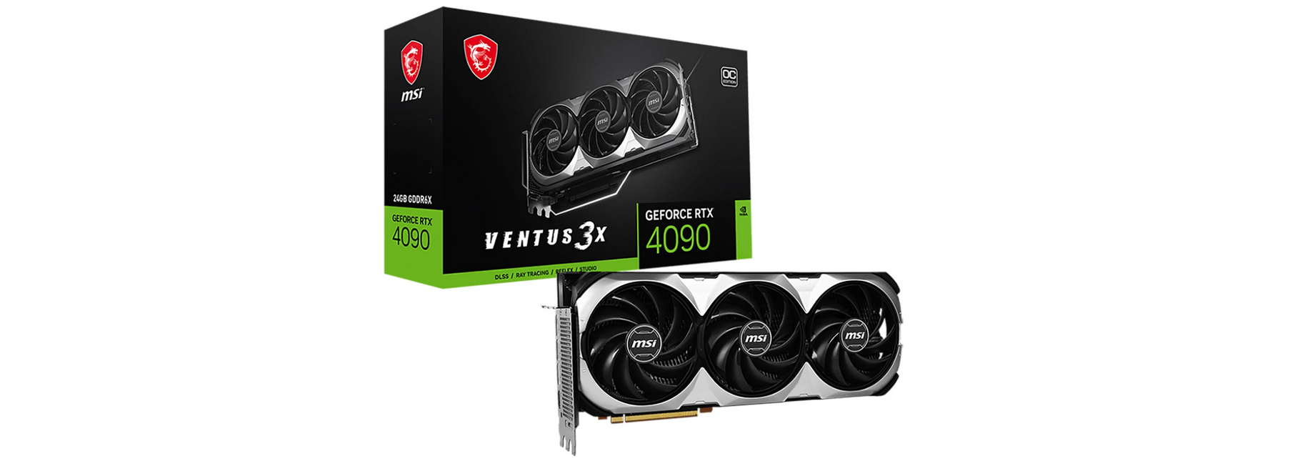 Graphics card MSI GeForce RTX 4090 VENTUS 3X 24G OC - PS Auction
