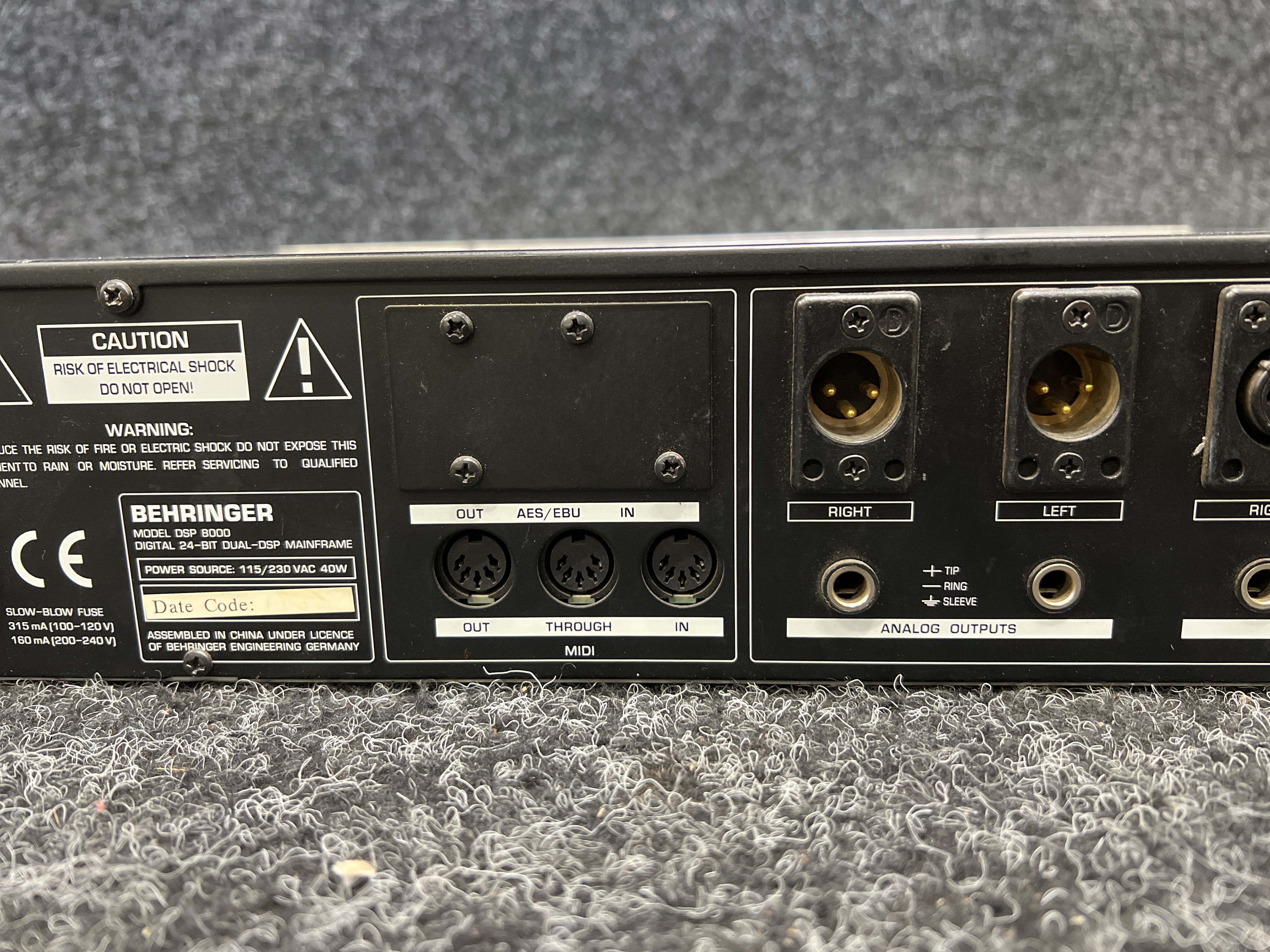 Behringer Ultra-Curve DSP 8000 - PS Auction - We value the