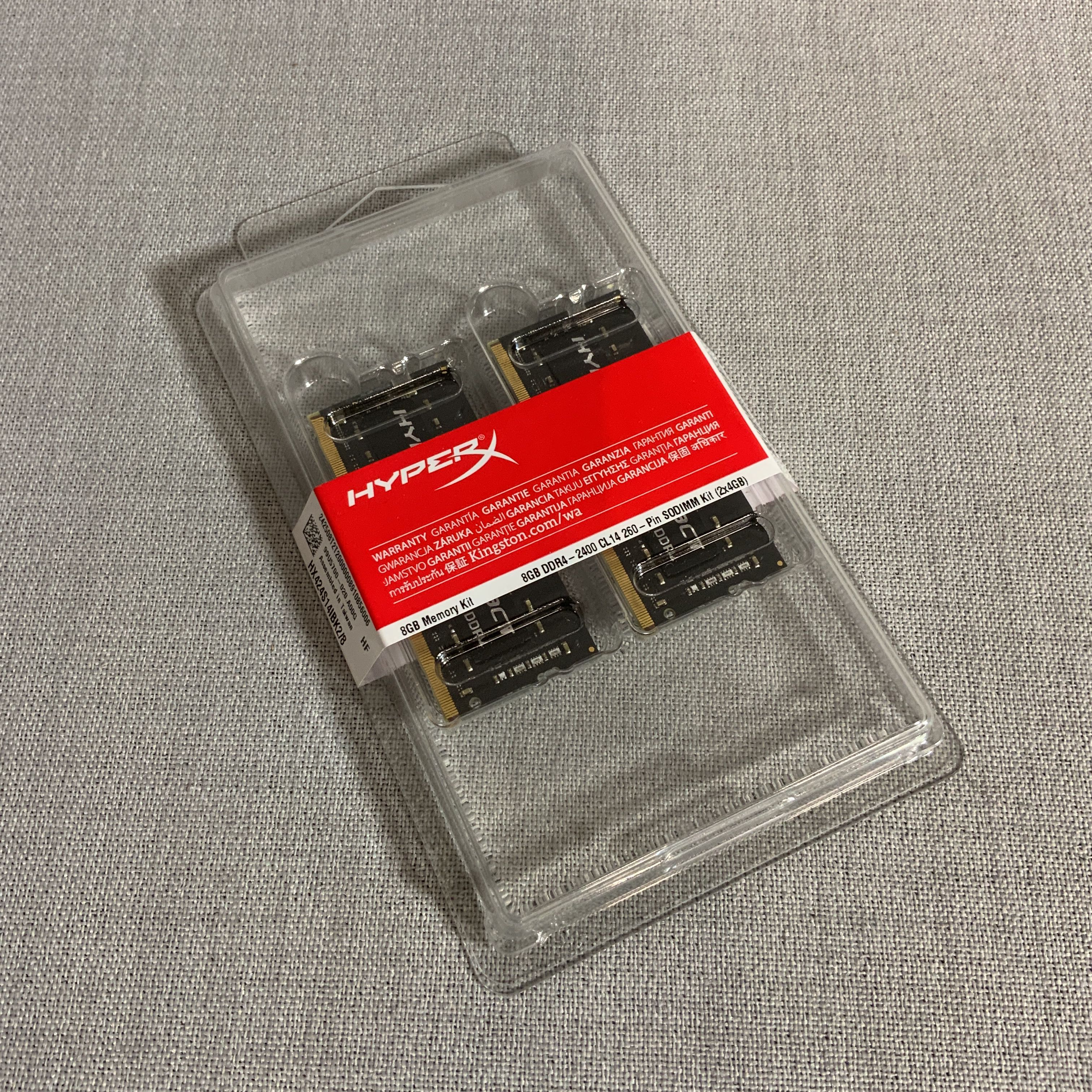 RAM memory HyperX Impact DDR4 2400MHz 8GB SODIMM - PS Auction - We