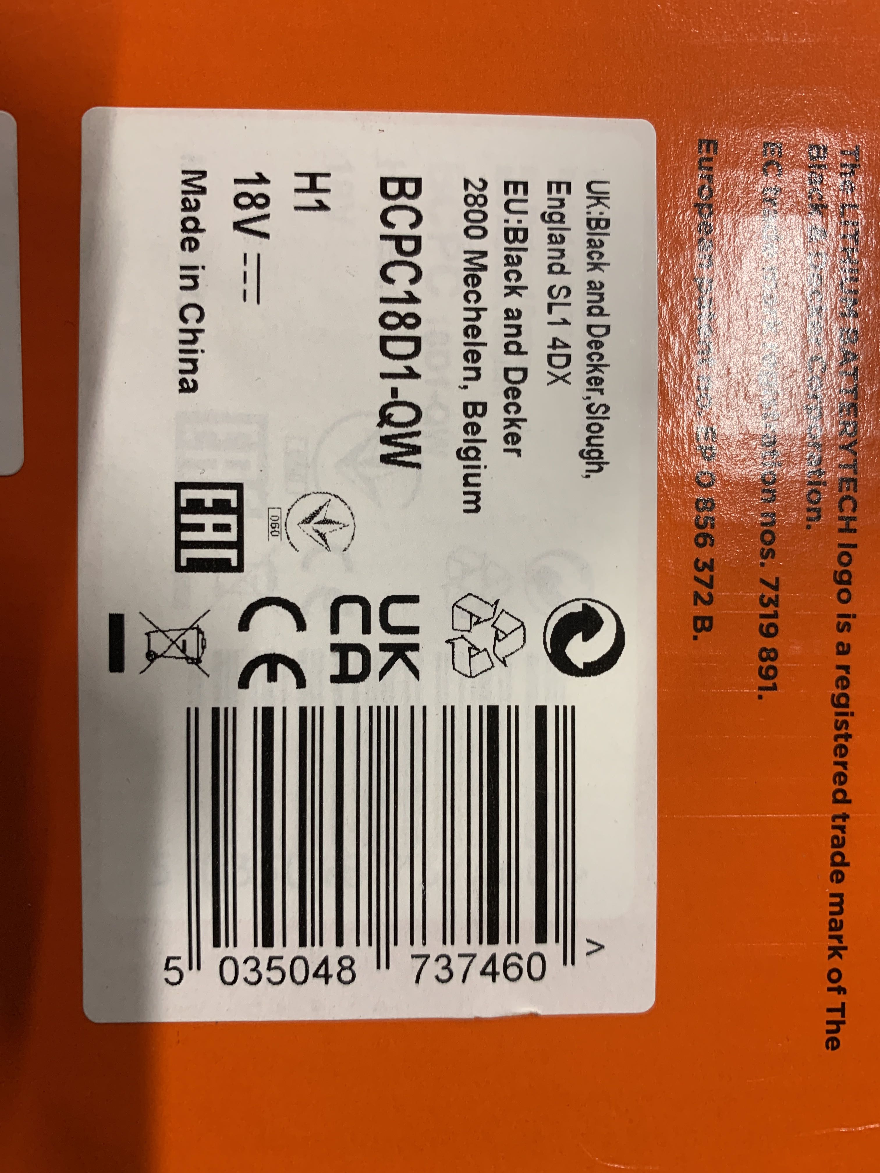 BLACK DECKER Tuin techniek - 18 V ACCU-snoeischaar, 1x accu 2,0 Ah Li-Ion, lader BCPP18D1-QW
