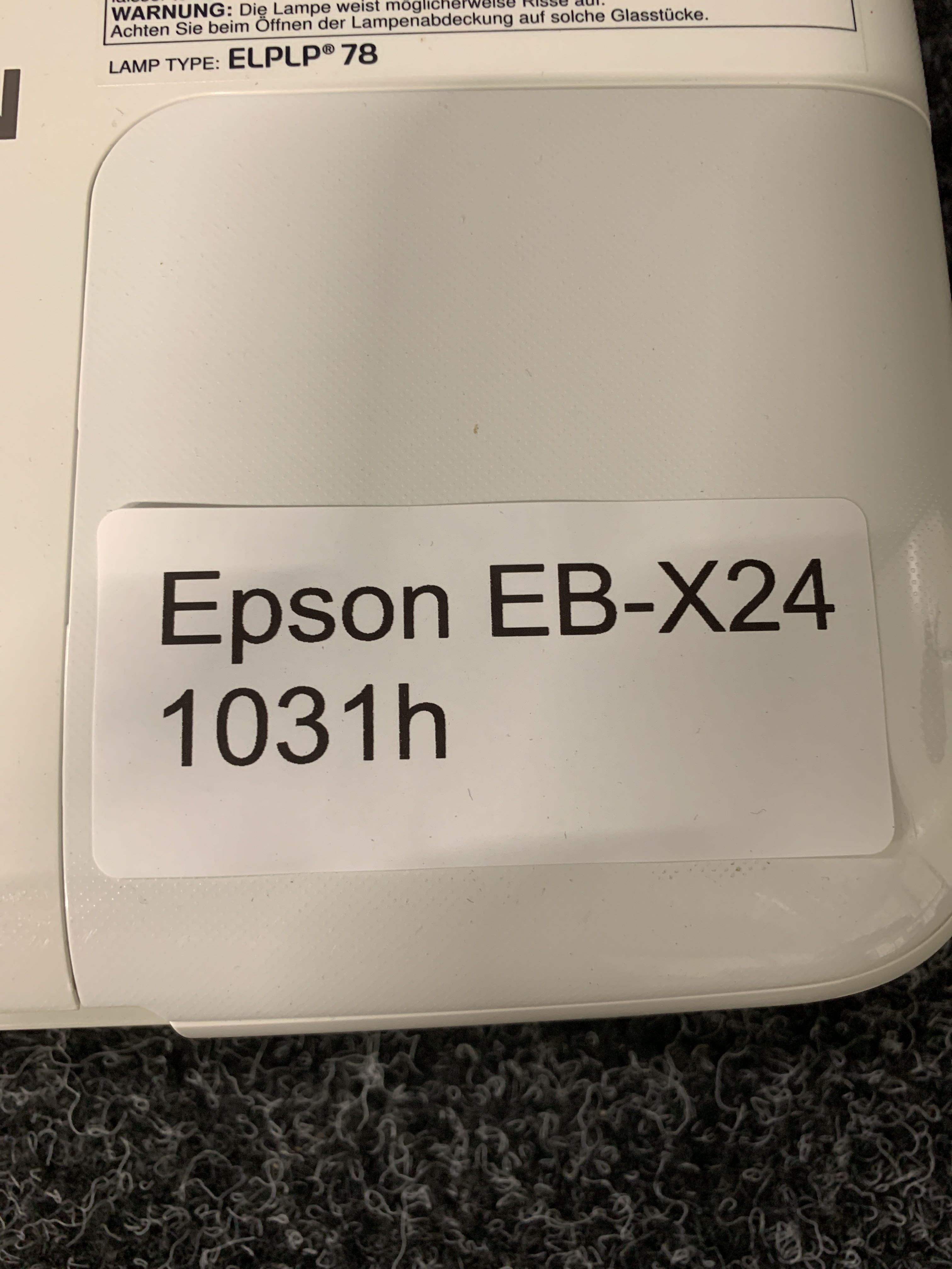 Projector Epson EB-X24 - PS Auction - We value the future