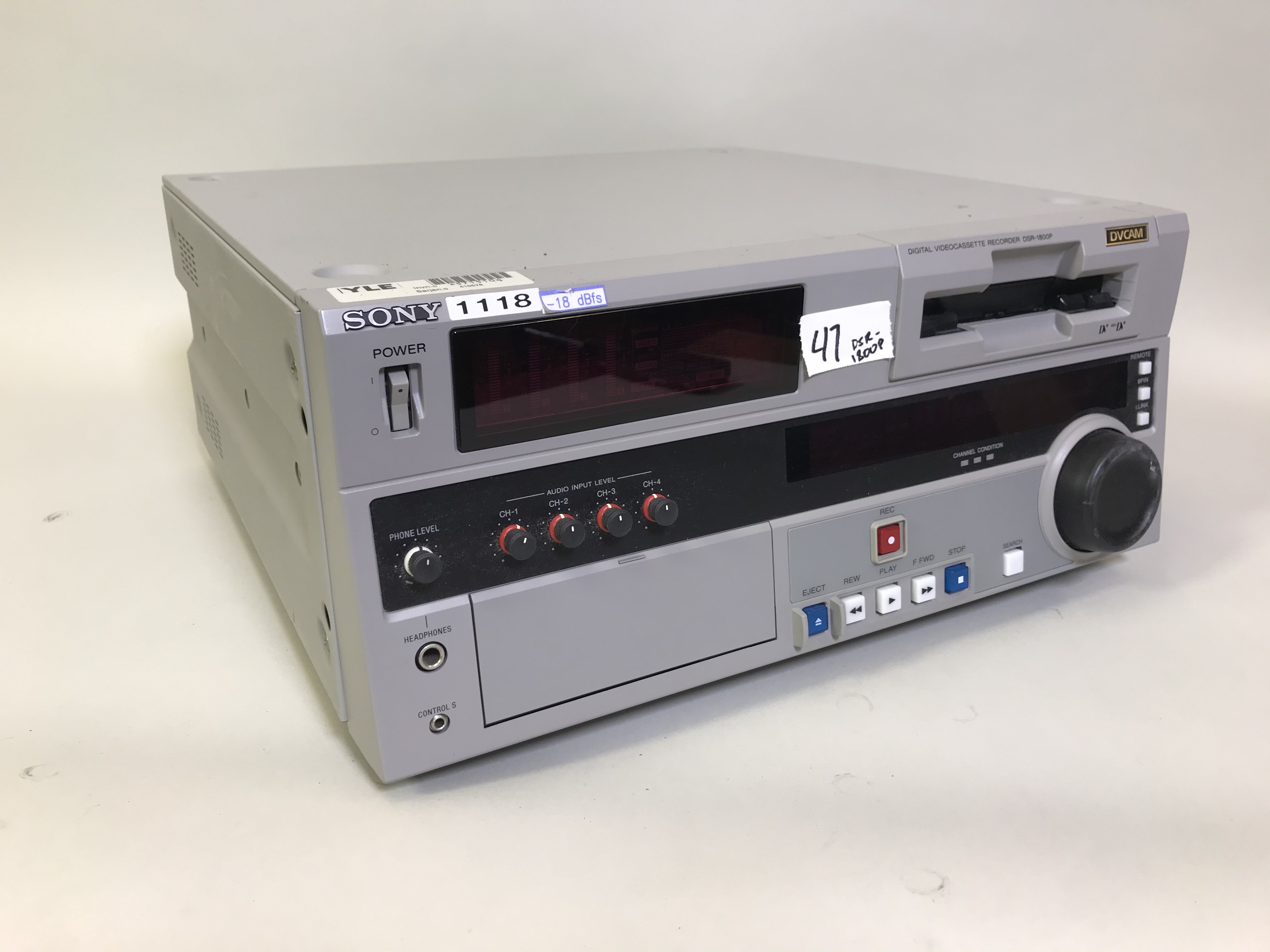 Sony DSR-1800P PAL DVCAM Recorder / Nauhuri - PS Auction - We