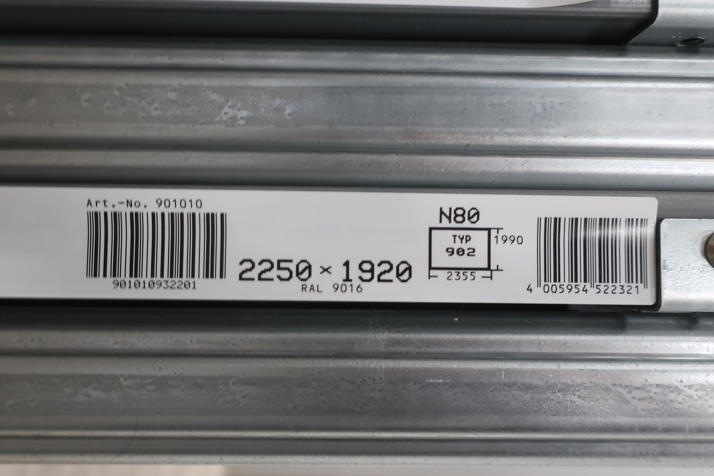 Rocker door Hörmann Berry N80 / 902 2250x1920 mm - PS Auction - We