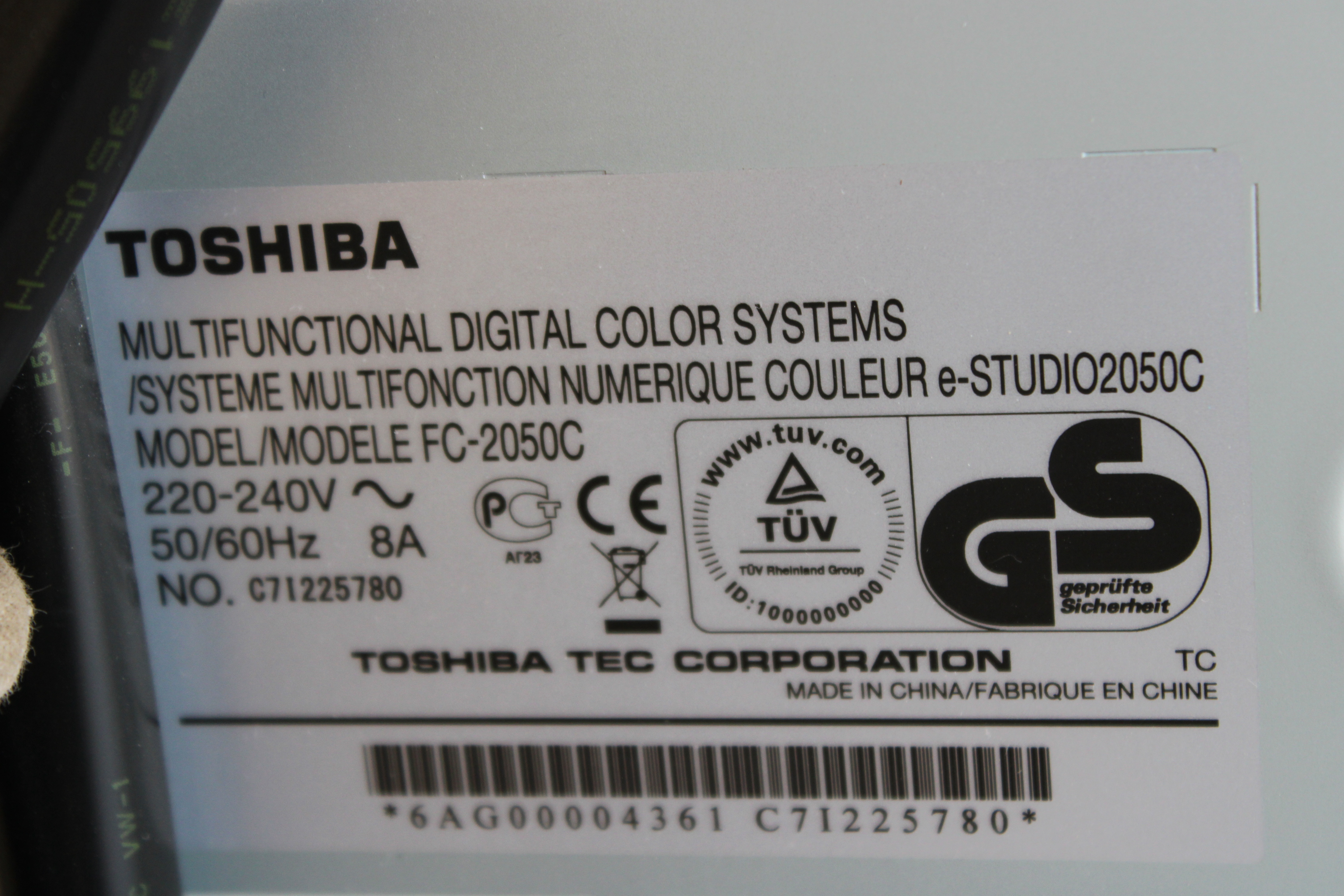 Printer Toshiba e-studio 2050c - PS Auction - We value the future - Largest  in net auctions