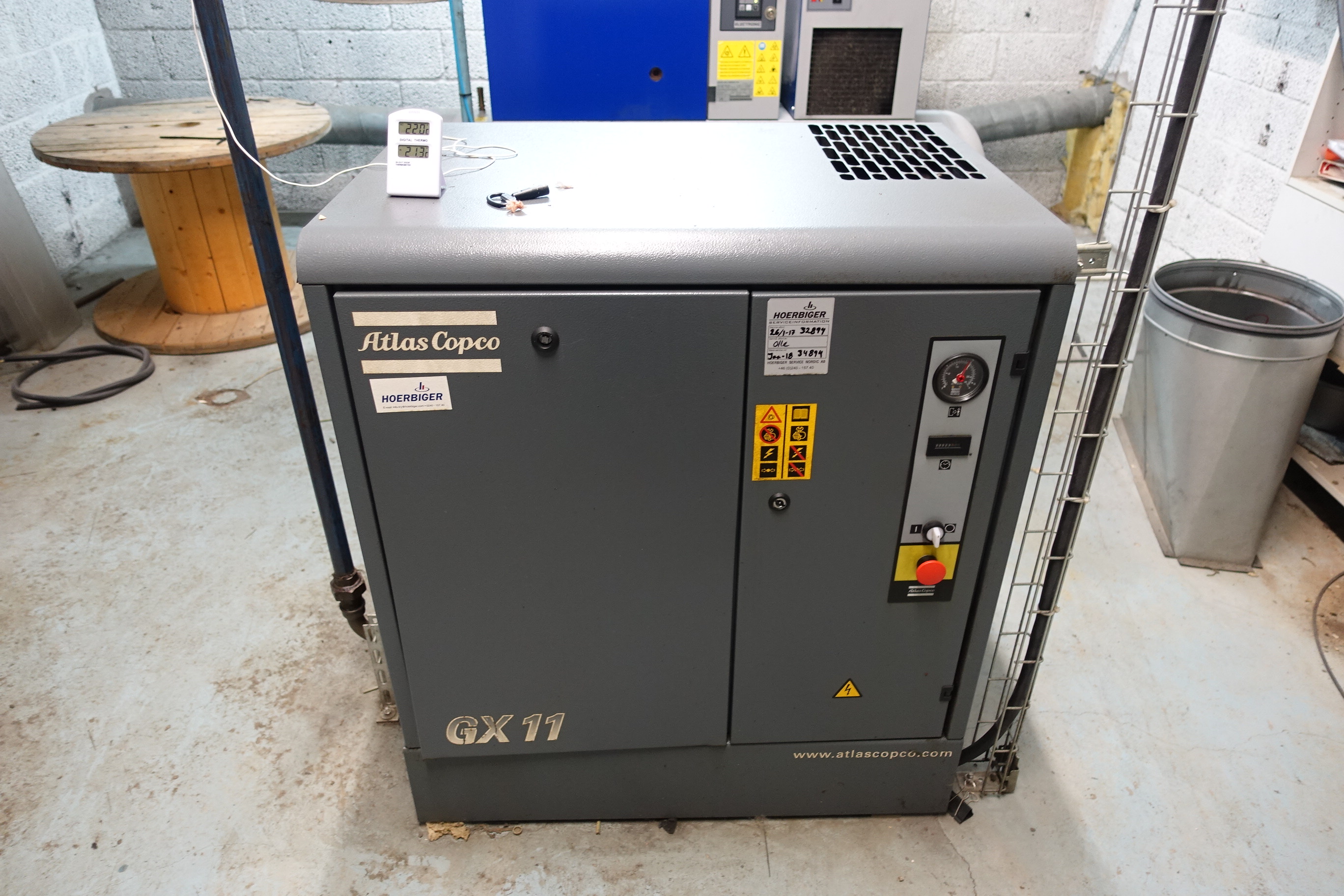 Compressor Atlas Copco GA 8FF, with cooling dryer GX 11 - PS