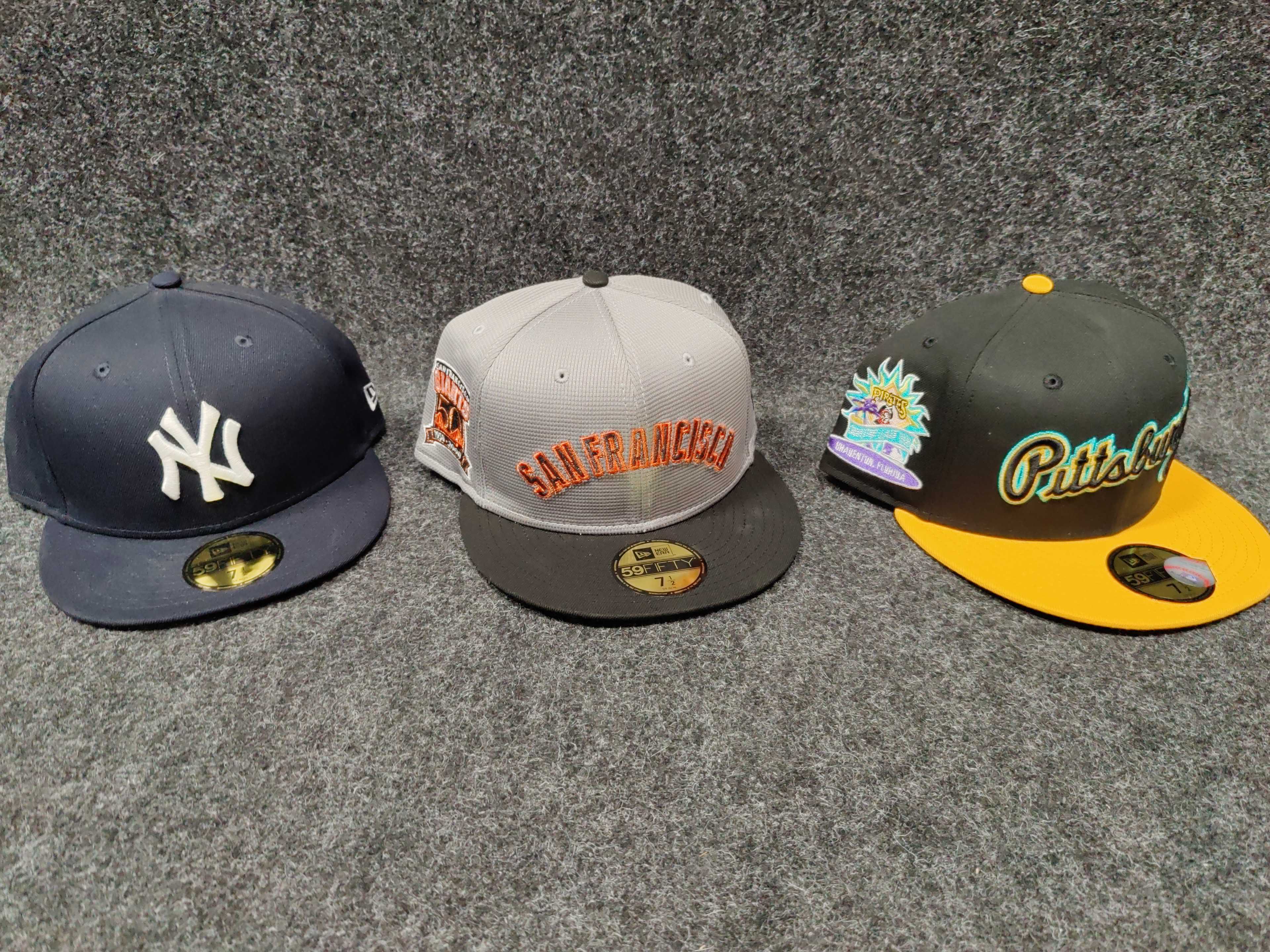 6 st Kepsar New Era, strl 7 1/2 (59,6 cm) - Auktioner online ...