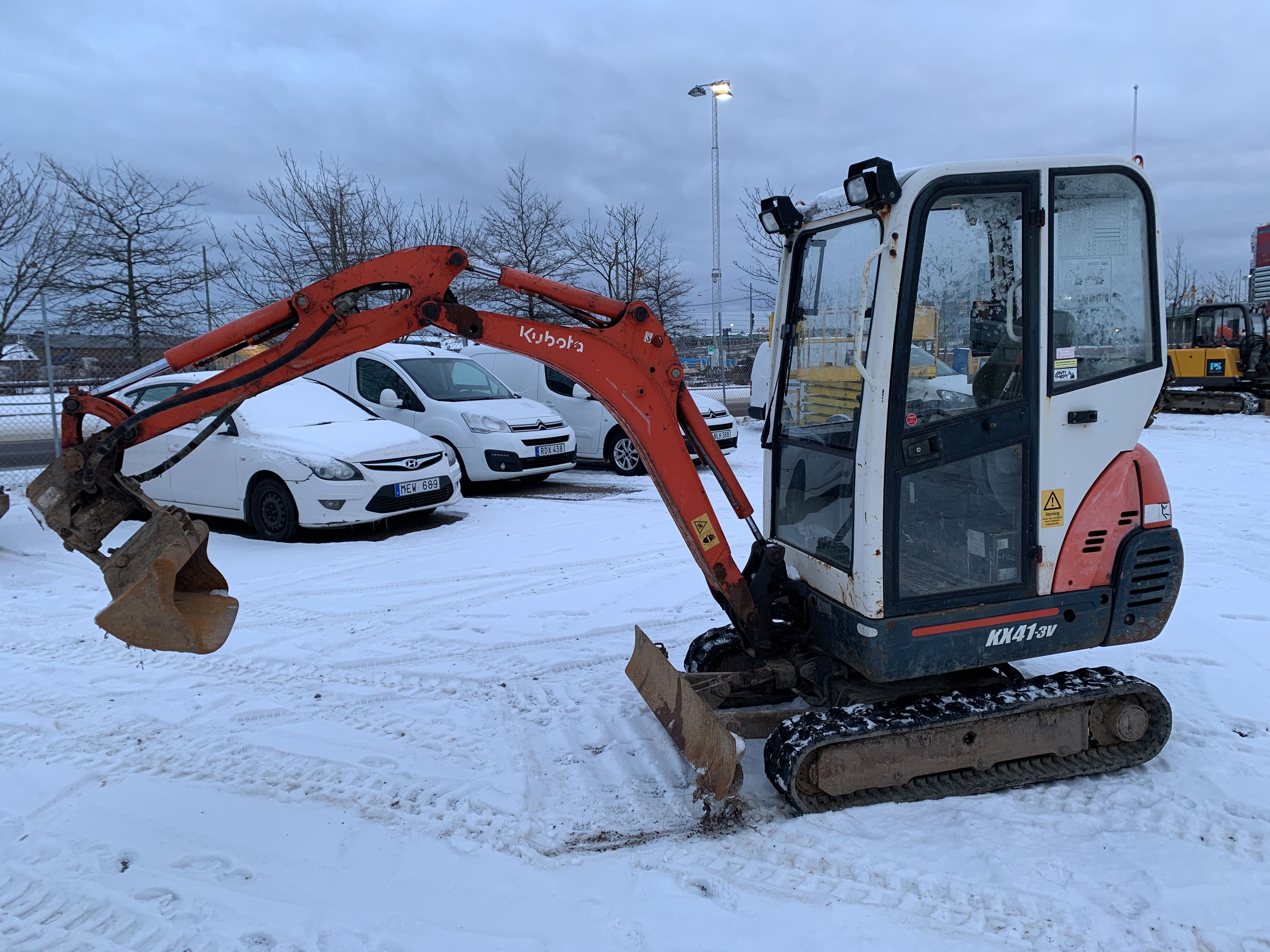 Crawler excavator Kubota KX413V 2010 (2244h) with bucket PS Auction