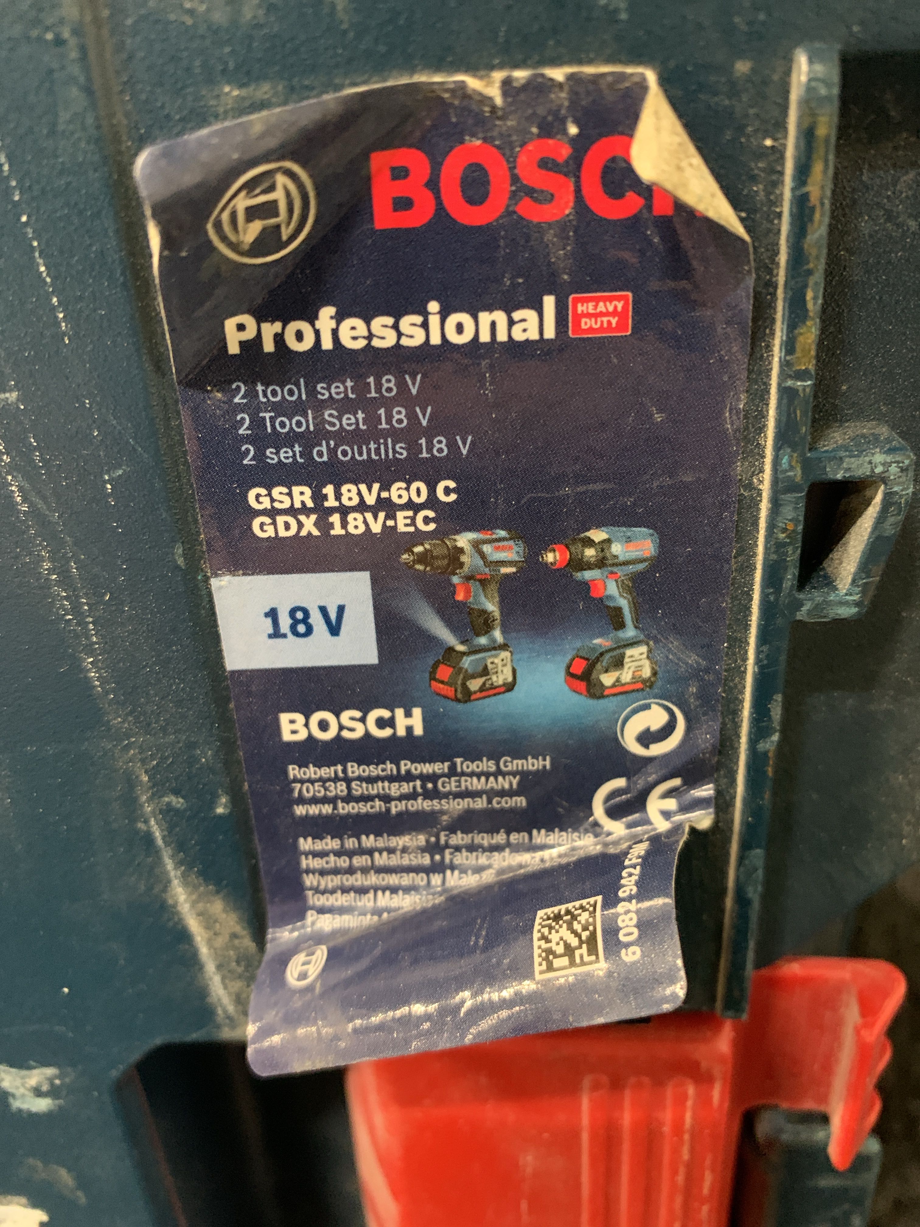 Tool kit Bosch GDX 18V-EC + GSR 18V-60 C - PS Auction - We value 