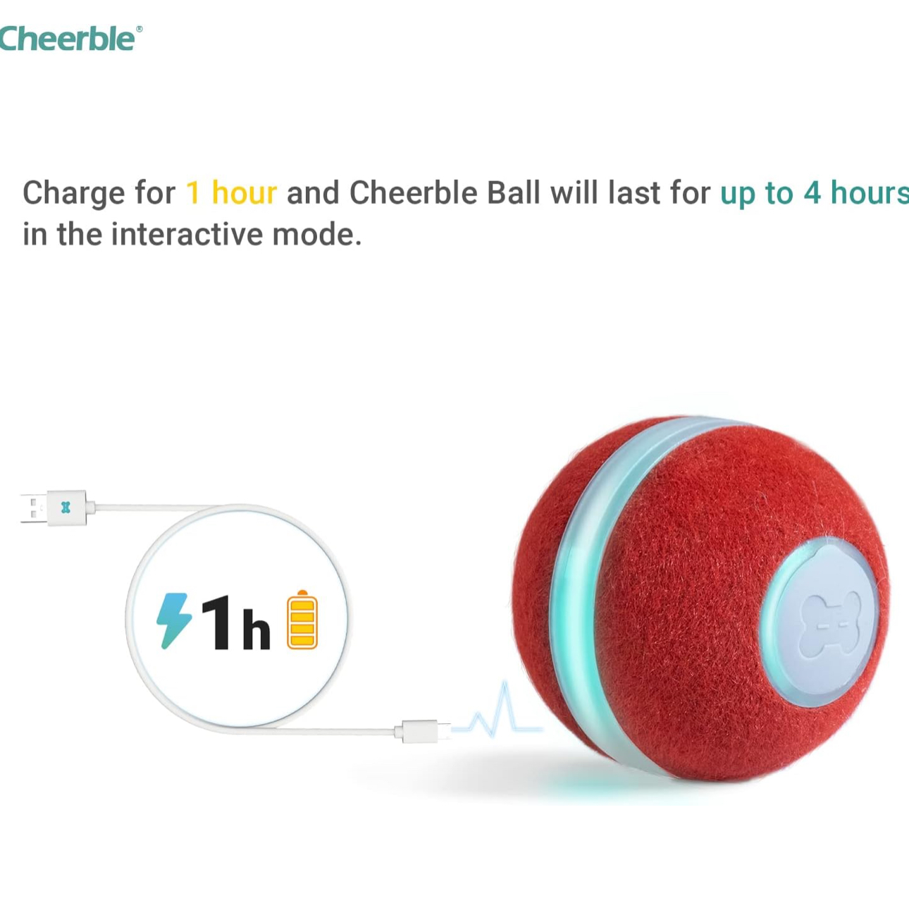 Cheerble M1 Mini Cat Ball (Green)