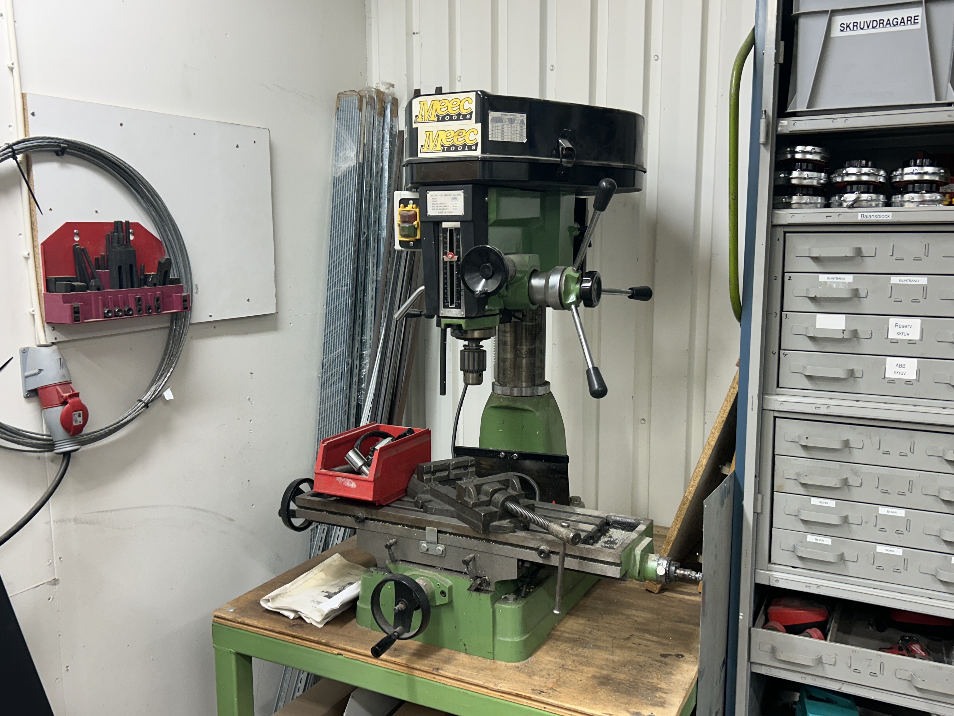 Pillar drill and milling machine MecTools ZX7032 - PS