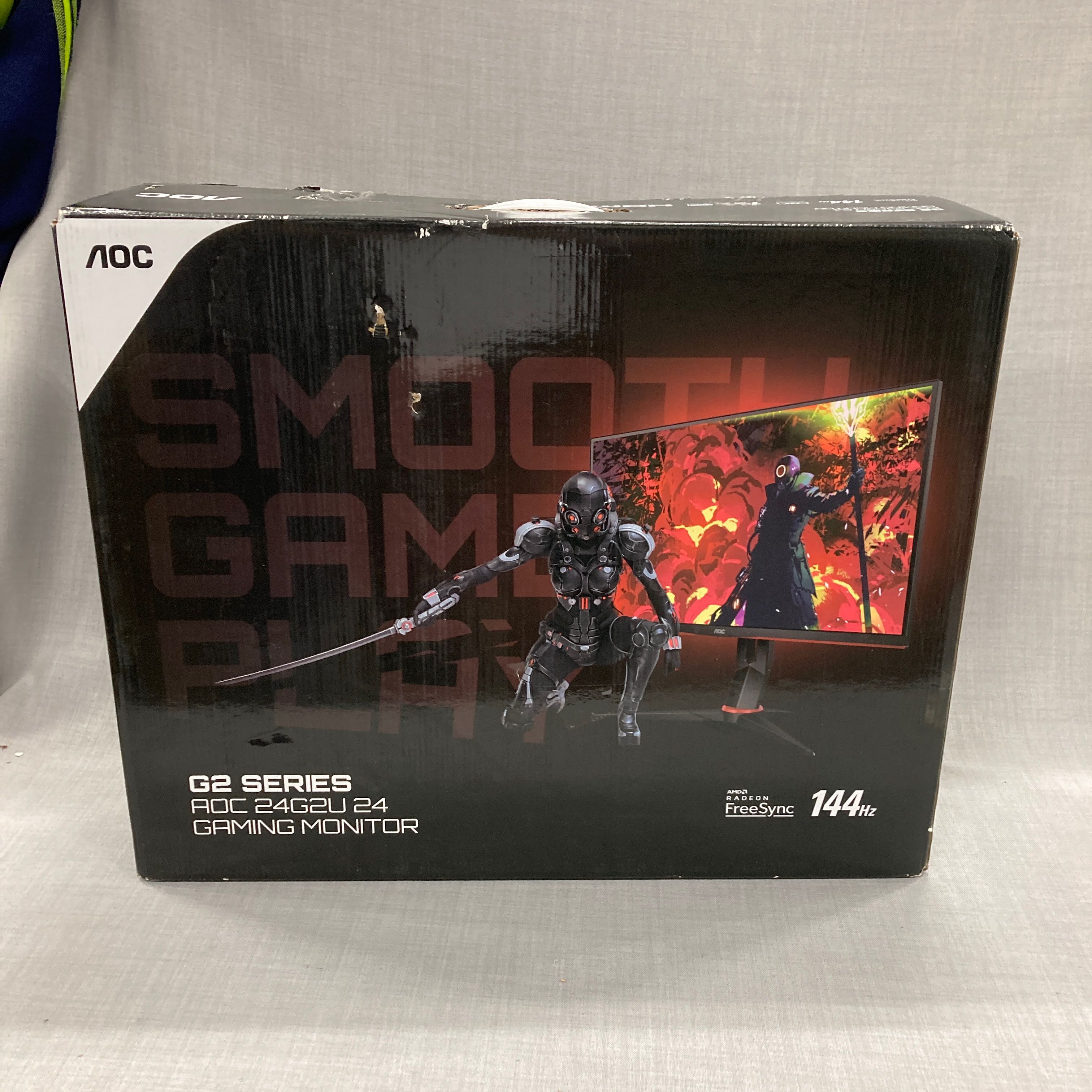 Gaming Screen Aoc 24g2u Ips 144hz Freesync Ps Auction We Value The Future Largest In Net Auctions