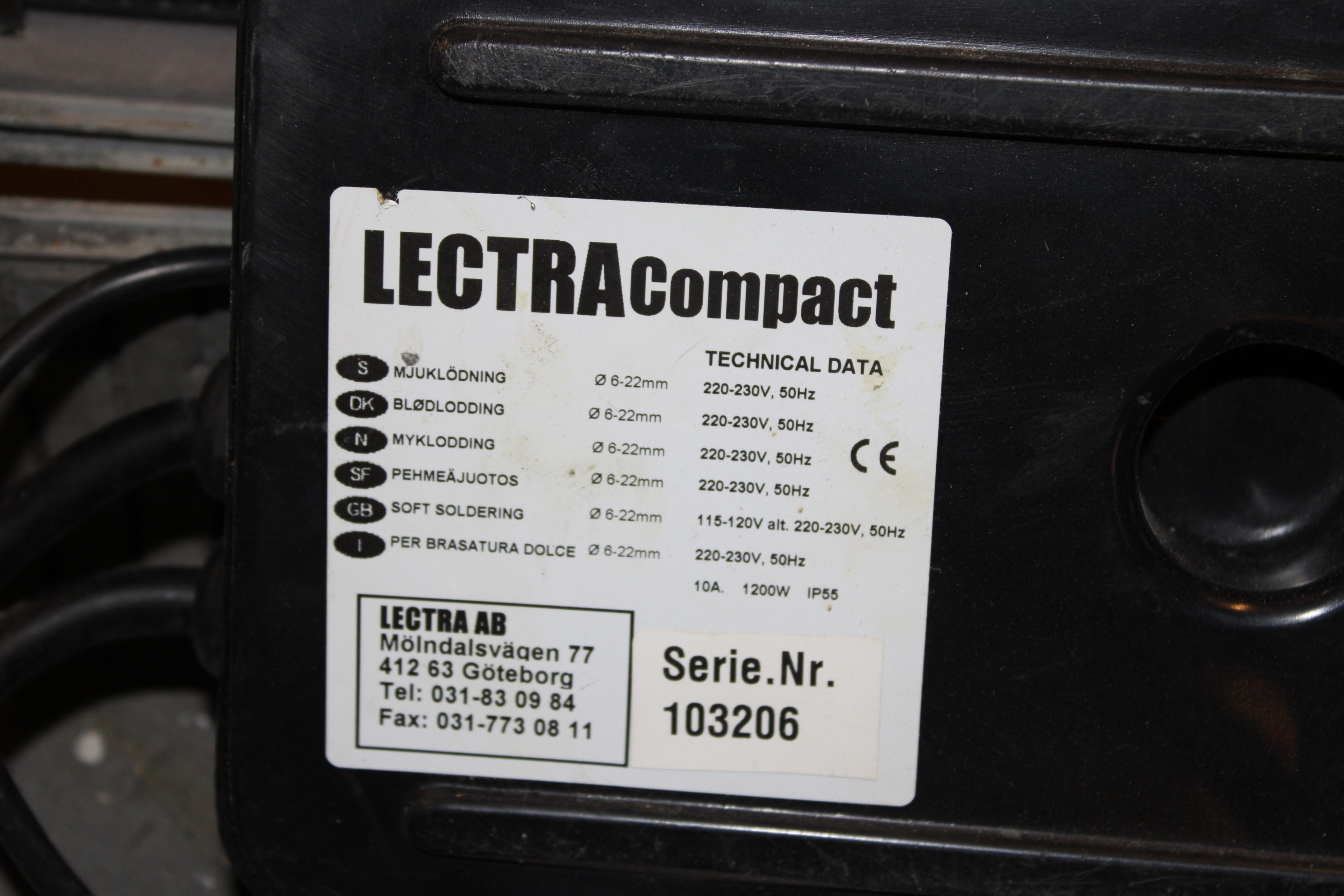 Mjuklödningsmaskin Lectra Compact - Auktioner online - Nätauktioner ...