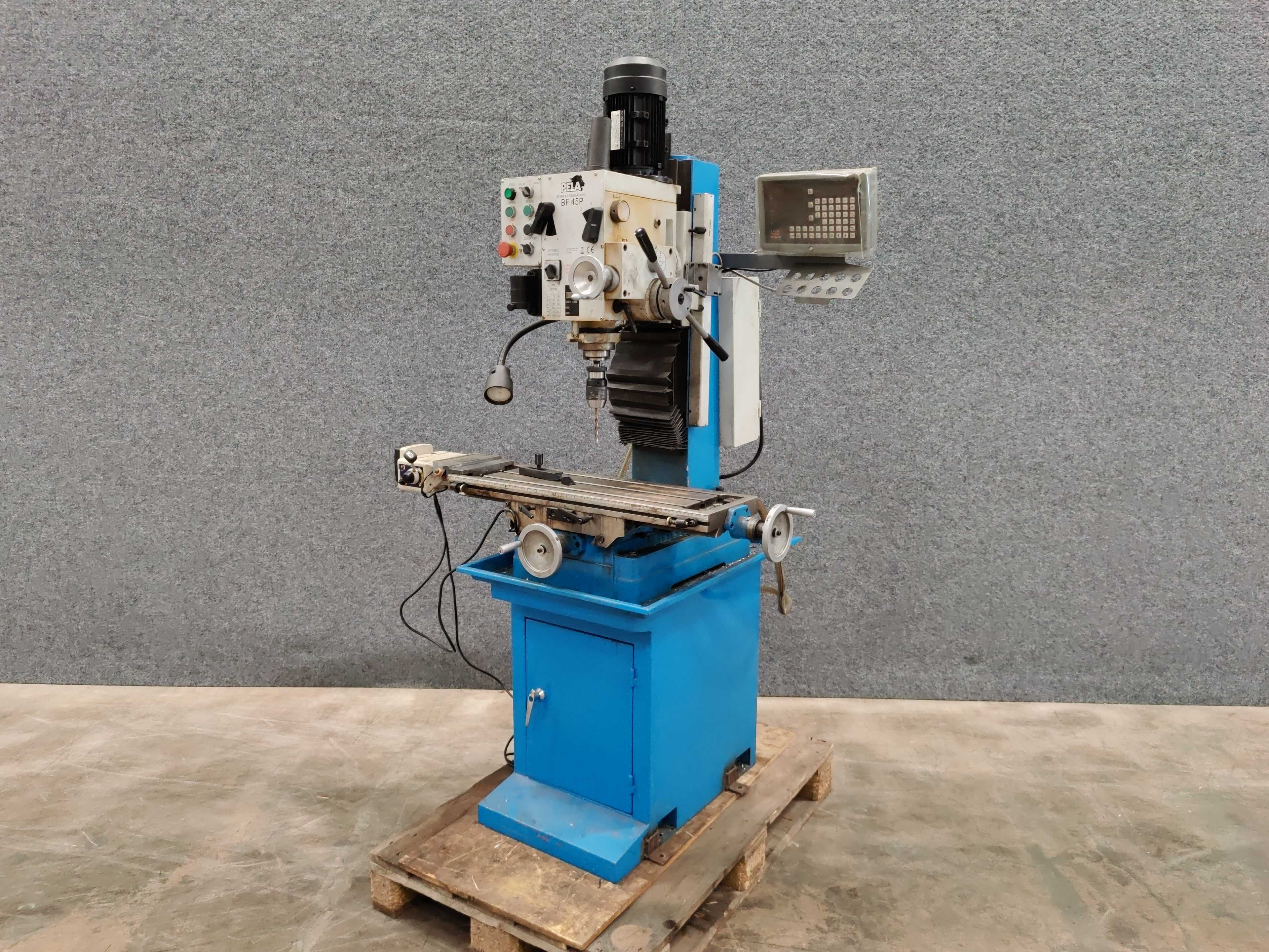 Video preview for Drilling and milling machine PELA BF45P, -2014